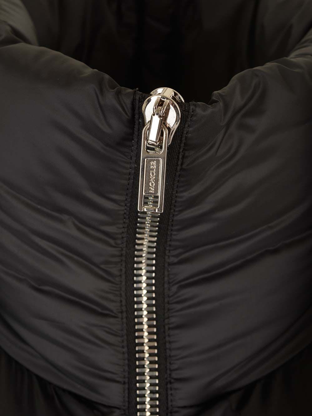 Shop Moncler Genius Cyclopic Long Down Jacket In Black