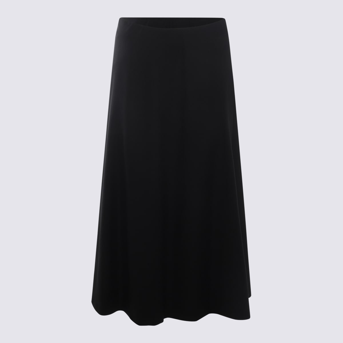 Brunello Cucinelli Black Wool Skirt In Black
