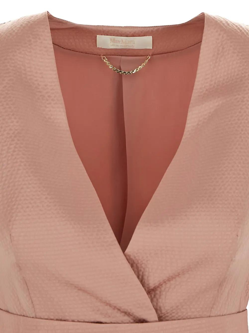 Shop Max Mara Silk Satin Kimono Jacket In Pink