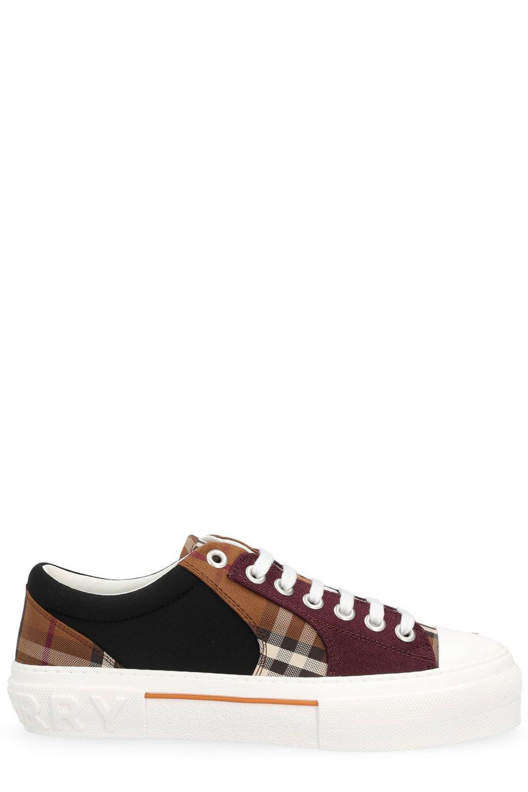 Burberry Vintage Check Printed Lace-up Sneakers