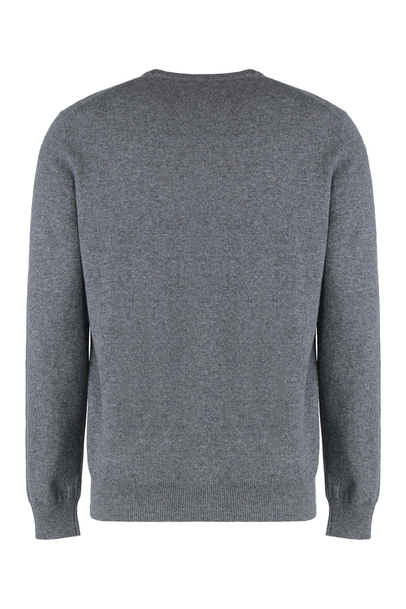 Moorer Crew-neck Cashmere Sweater In Gray