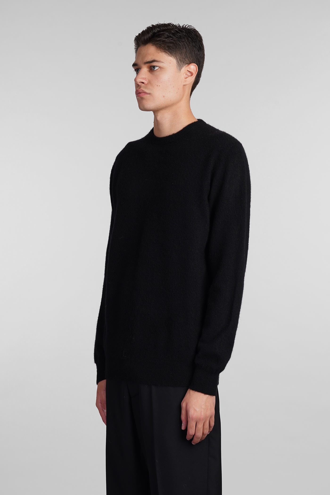 Shop Massimo Alba Kane Knitwear In Black Wool