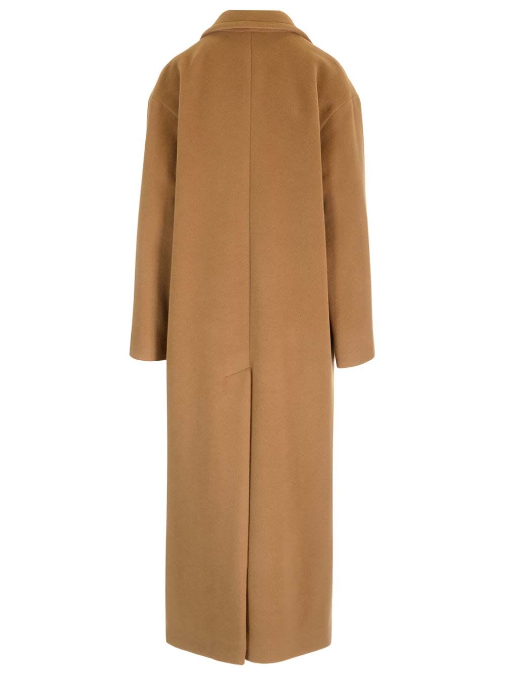 Shop Tagliatore Carine Long Coat In Beige