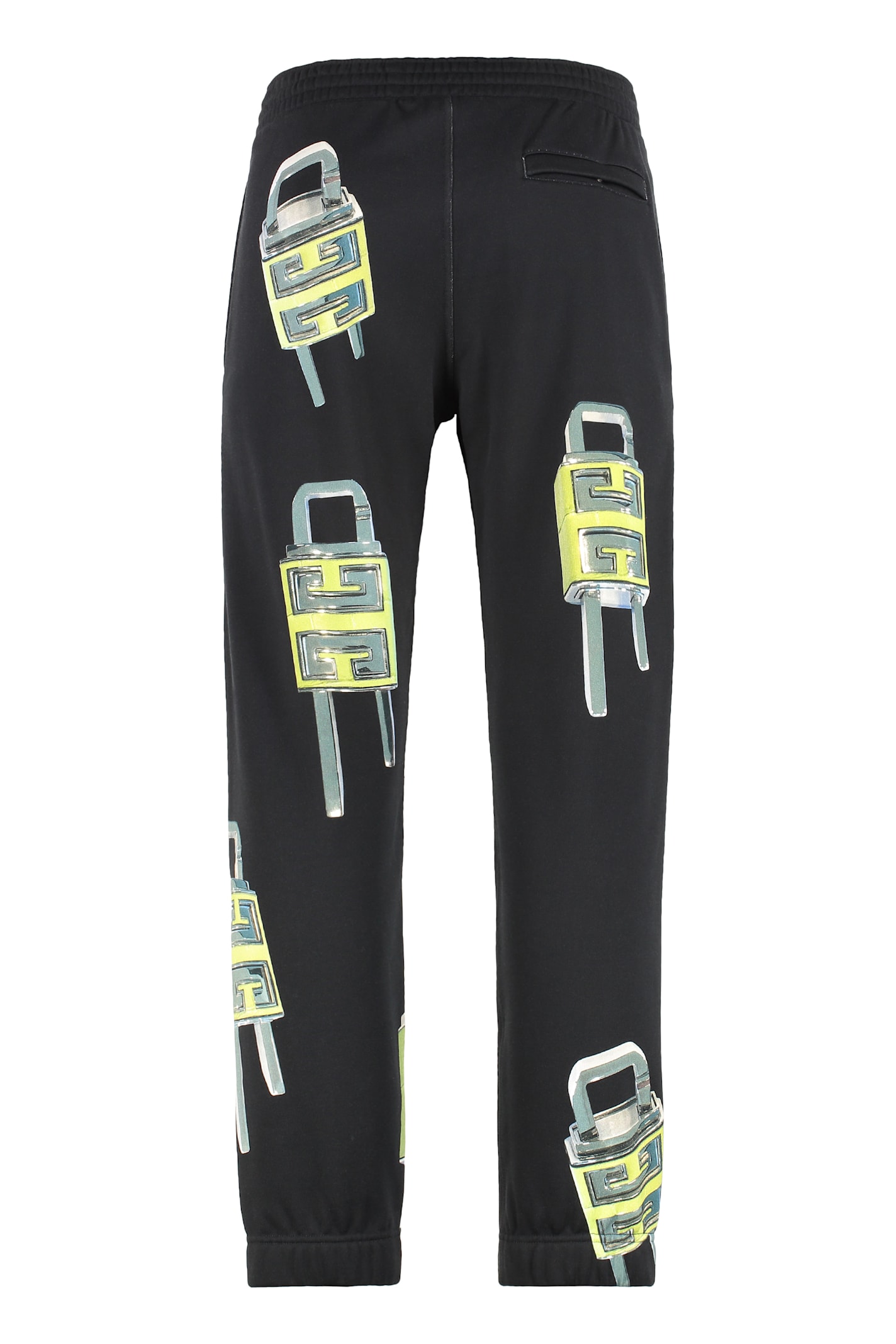Givenchy Cotton Track-pants Featuring Graphic Print In Black