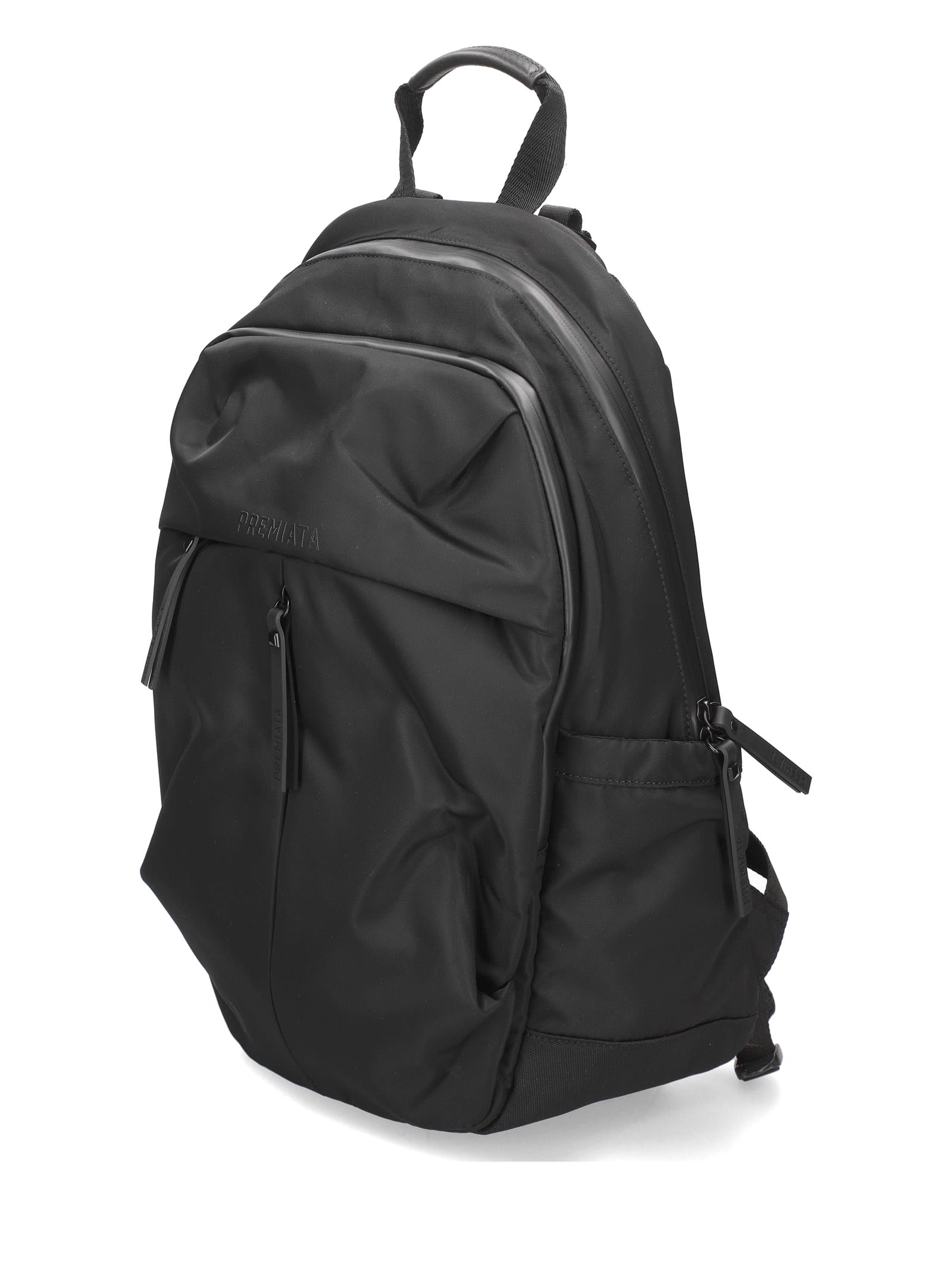 Shop Premiata Black Nylon Backpack