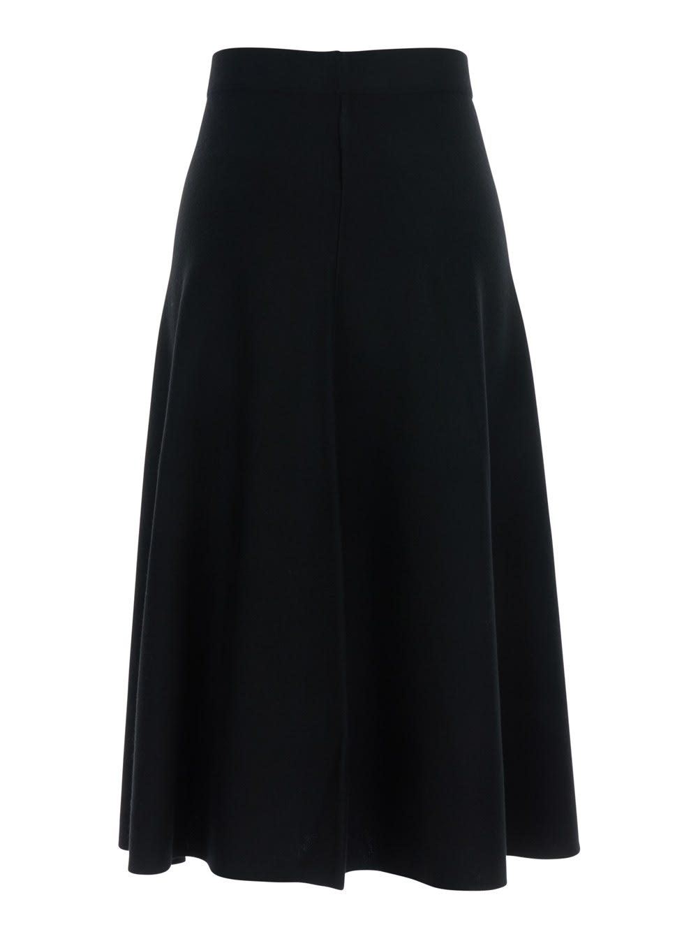 Allude Knit Skirt In Black