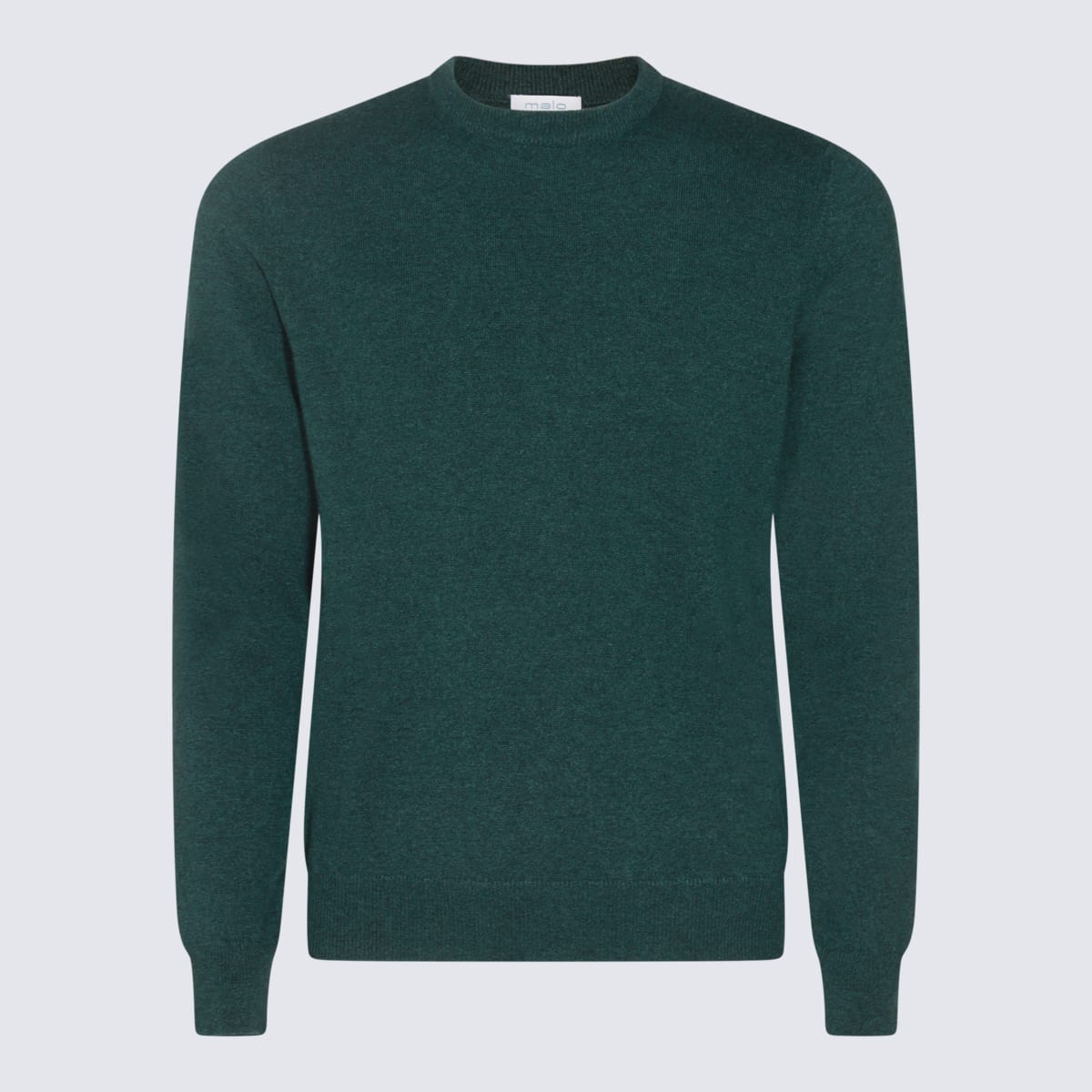 Dark Green Wool Knitwear