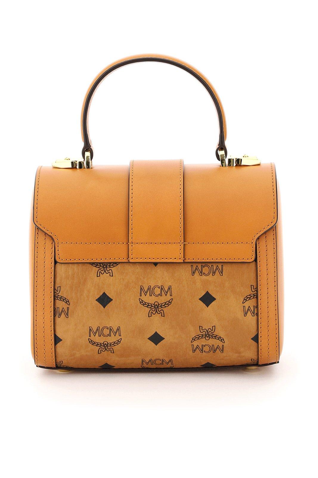 New MCM Tracy Satchel Bag