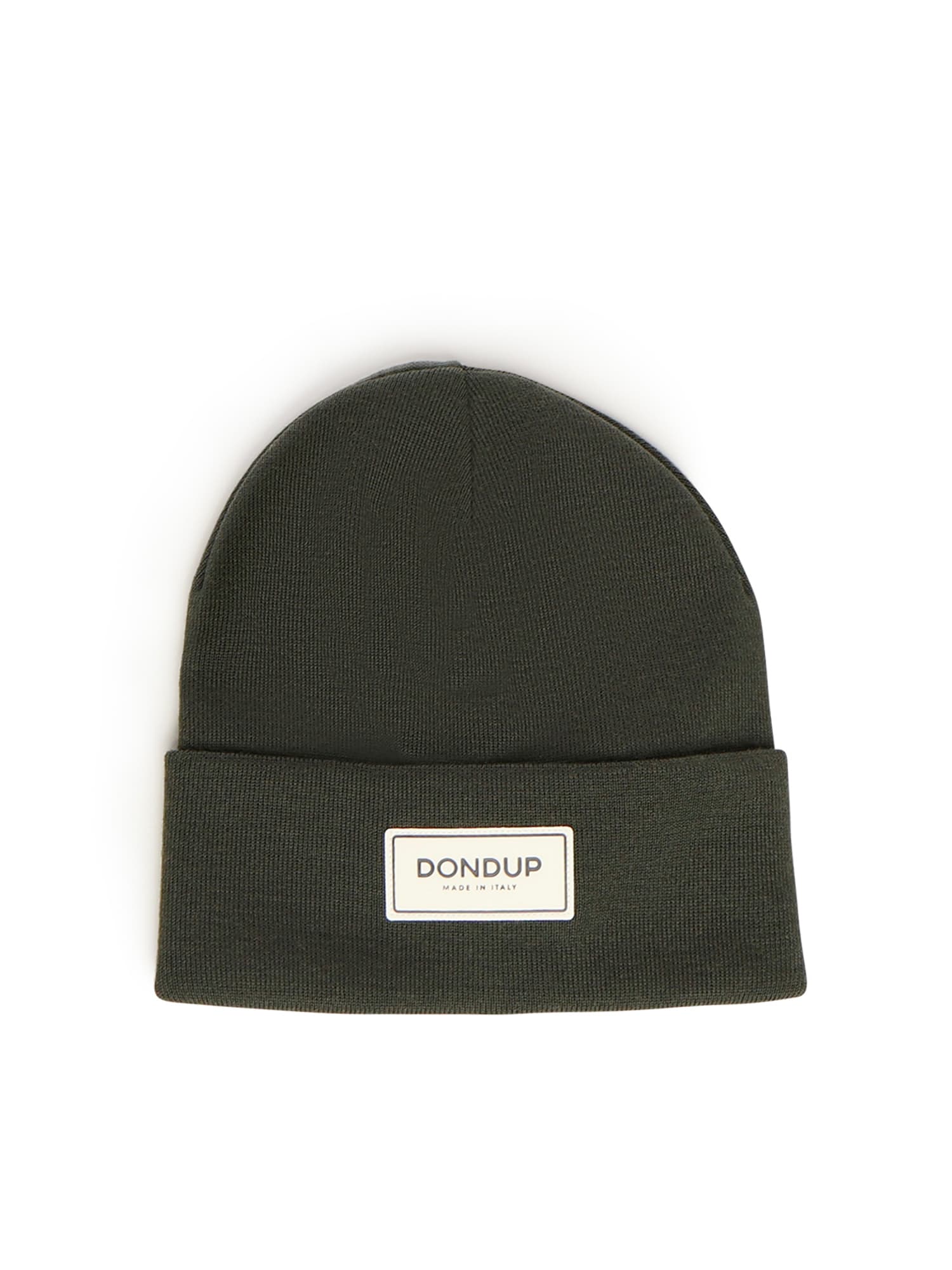 Dondup Technical Wool Hat In Brown