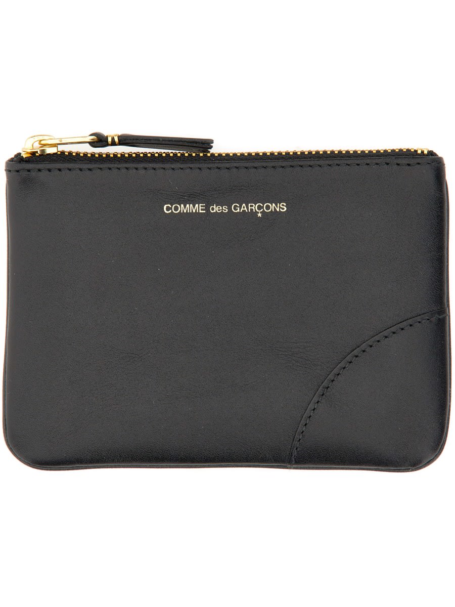 Comme Des Garçons Small Clutch With Zipper In Black