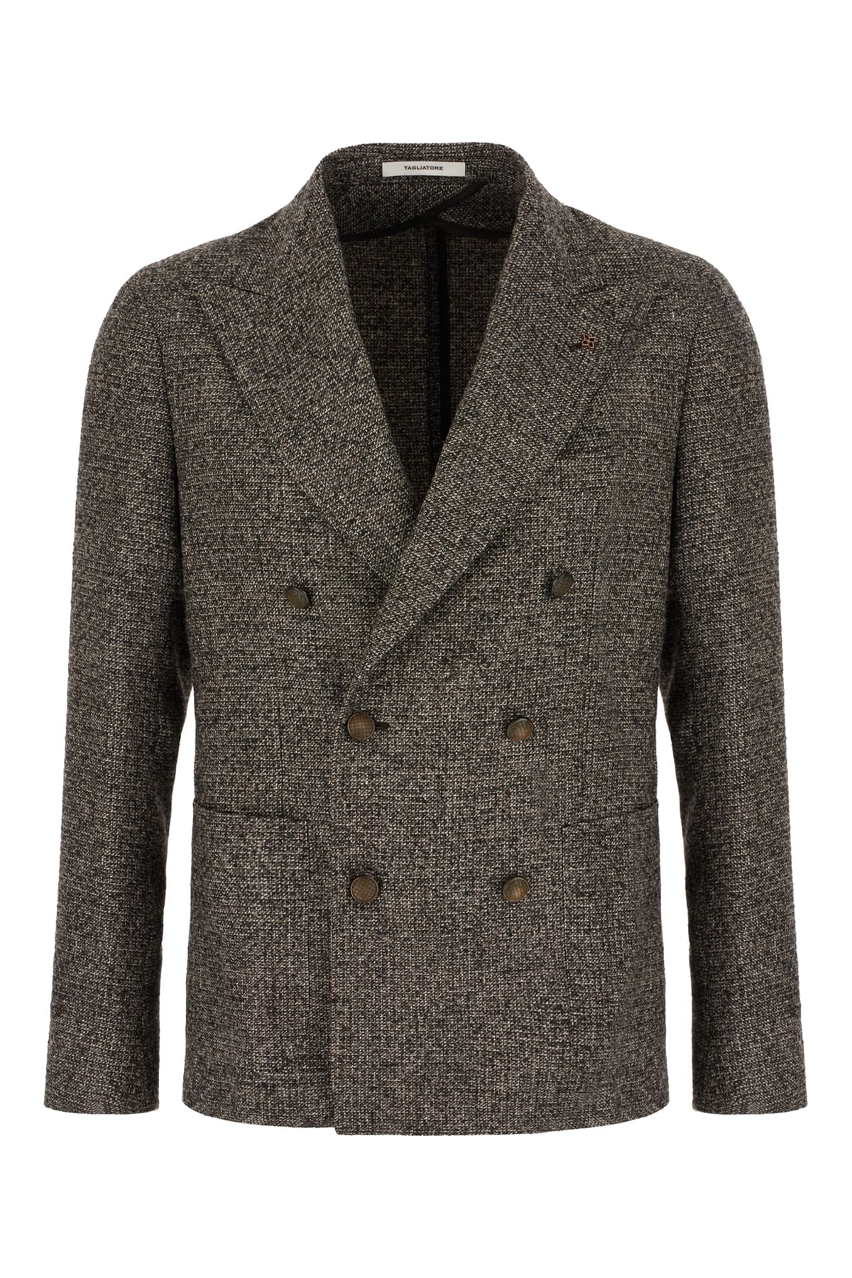 Tagliatore Embroidered Wool Blend Blazer In Em869