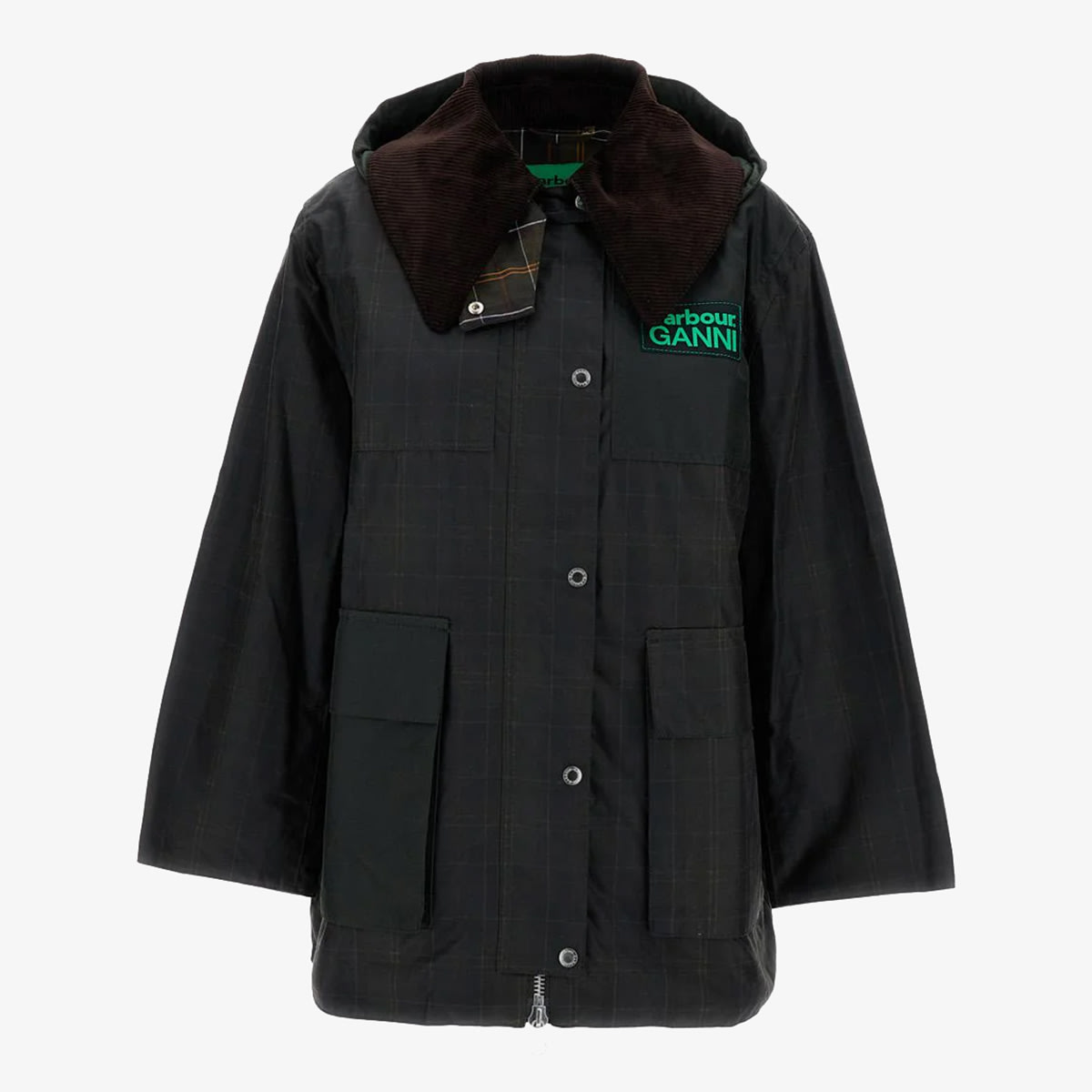 Barbour Classic Tartan And Fern Casual Jacket