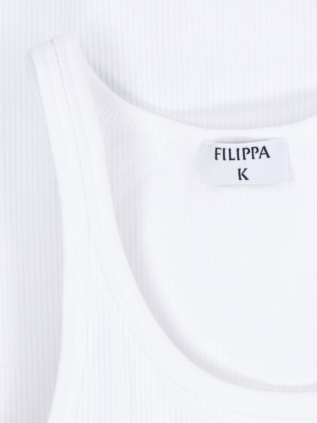 Shop Filippa K Ribbed Tank Top In White