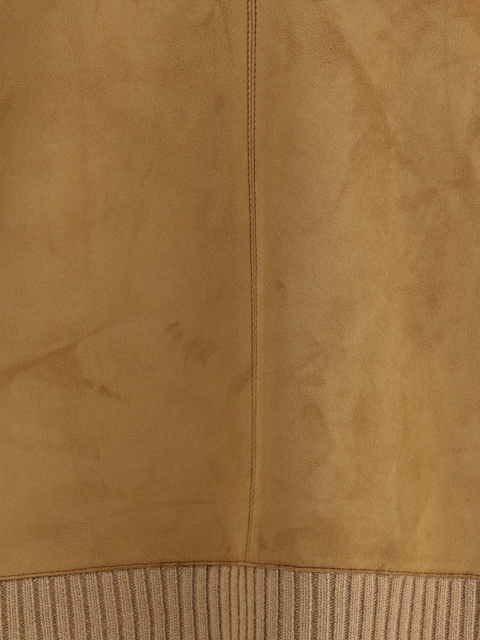 Prada Wool And Cashmere Sweater In Brown