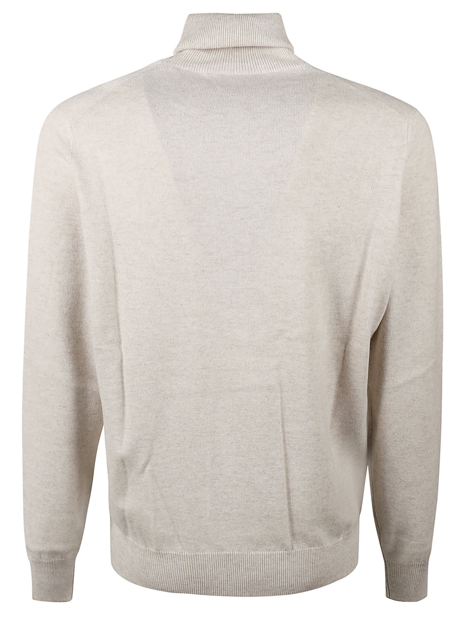 Shop Brunello Cucinelli Rib Trim Plain Jumper