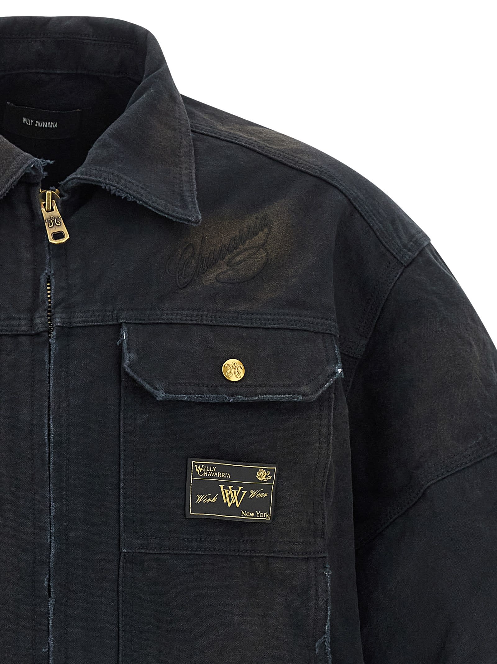 Willy Chavarria Stotckton Puffer Jackets Black In Black