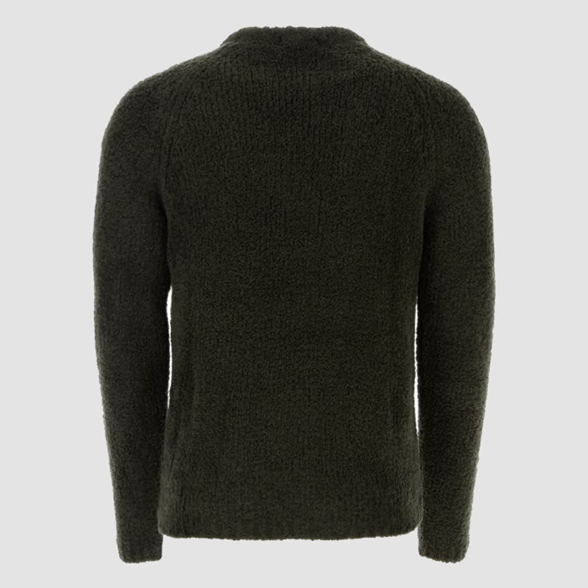 Shop Ten C Black Wool Blend Jumper