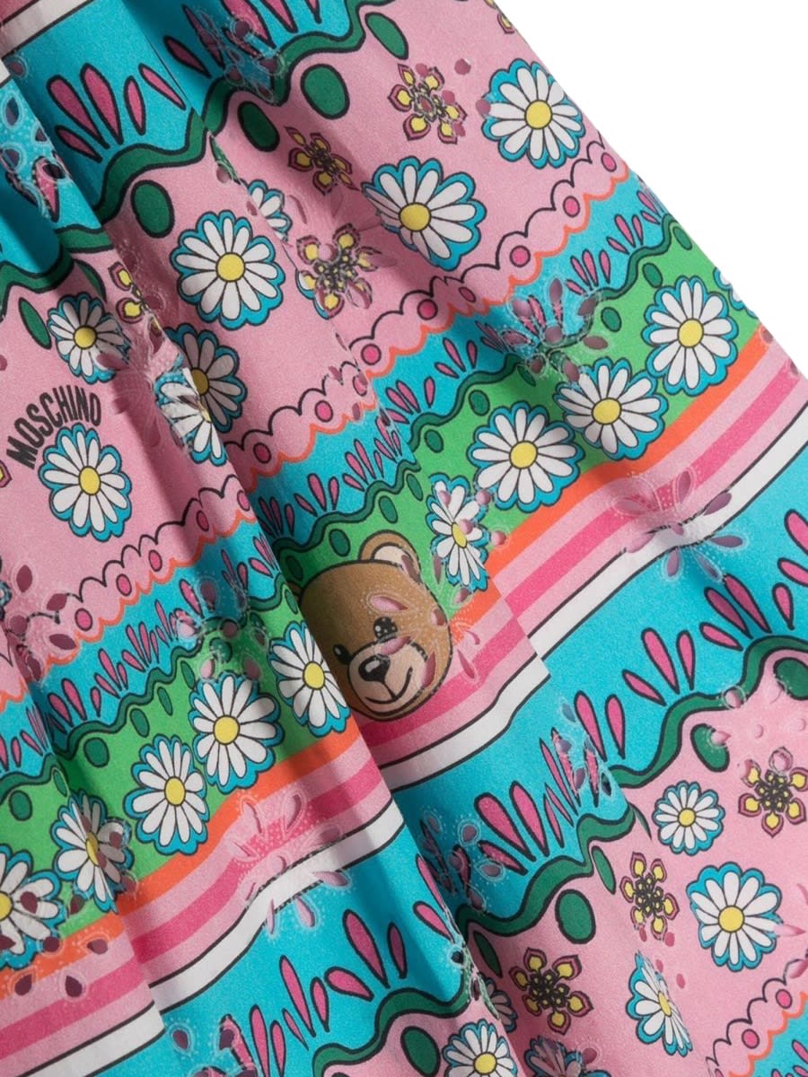 Moschino Patterned Skirt In Multicolour