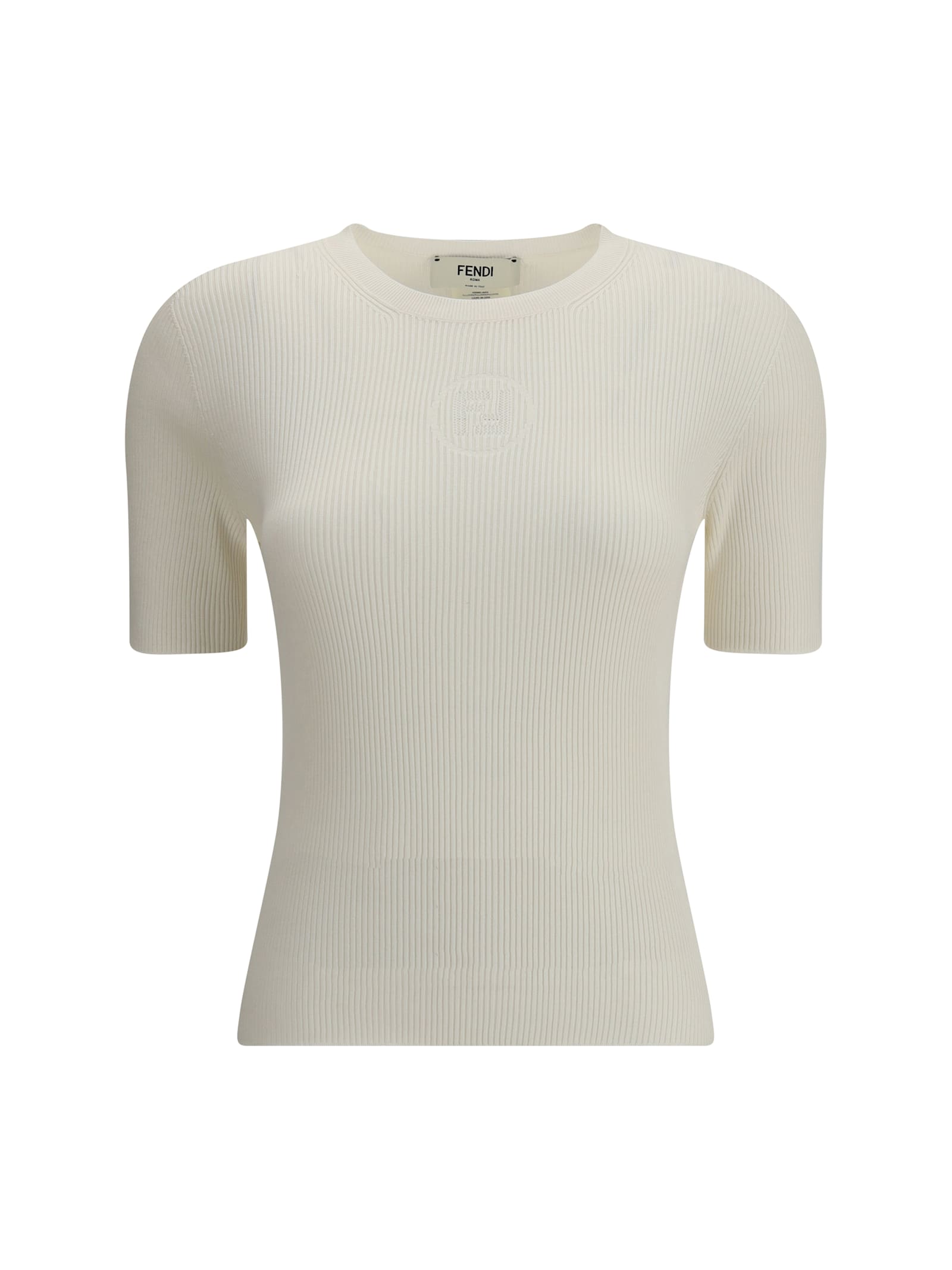 Fendi Women 1925 T-shirt In Gray