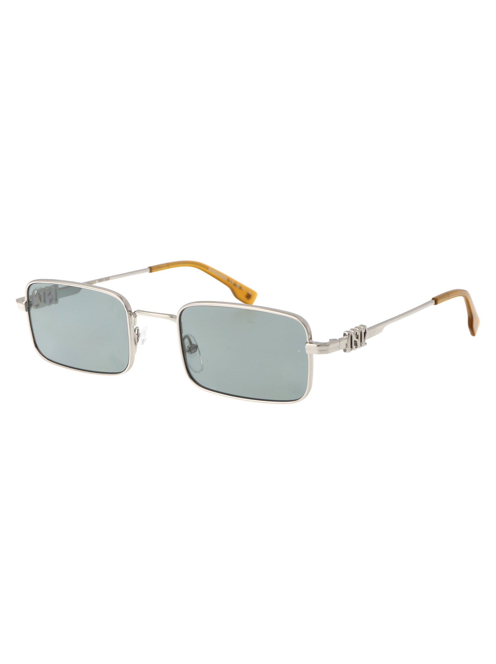Dsquared2 Palladium Green Metal Sunglasses In Brown