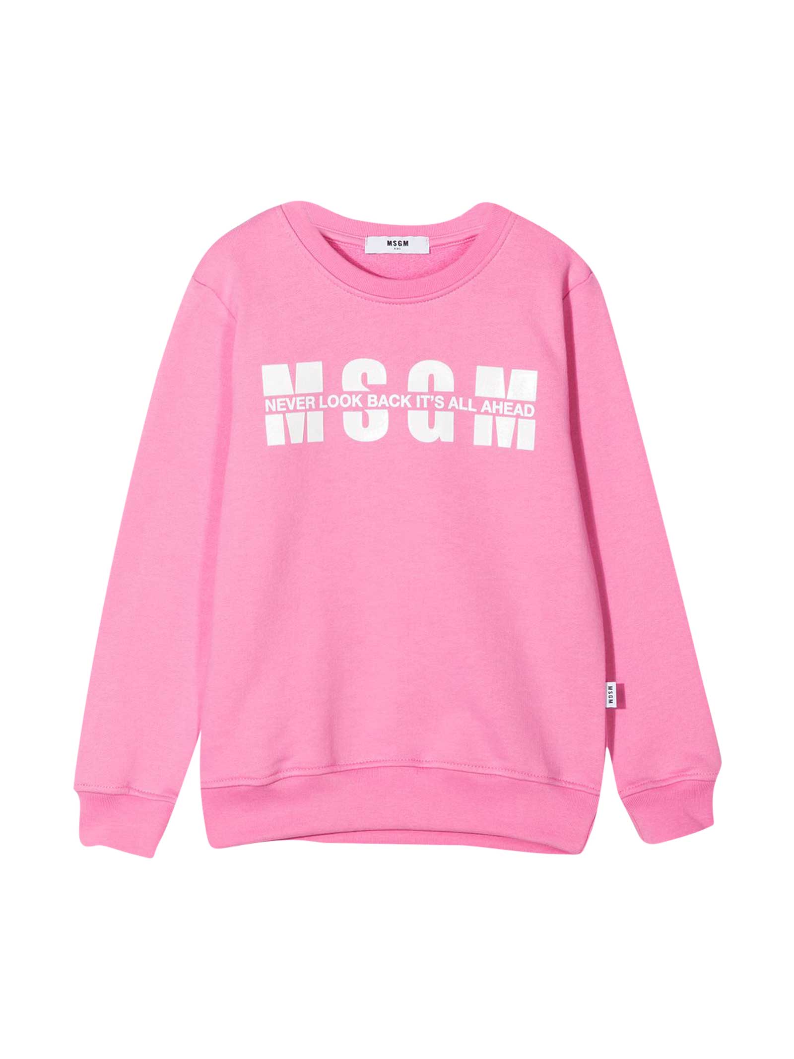 MSGM Moncler Enfant Teen Pink Sweatshirt
