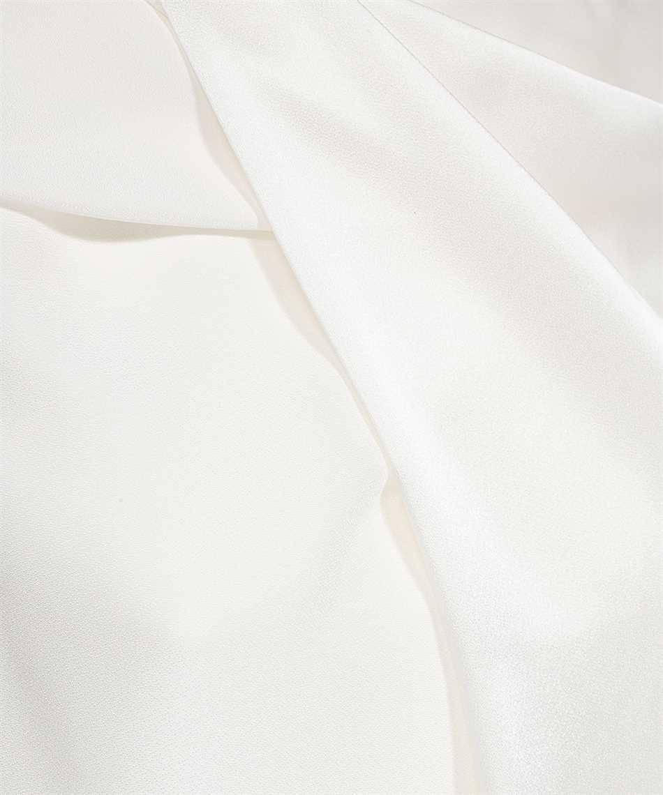 Shop Burberry Satin Blouse In White