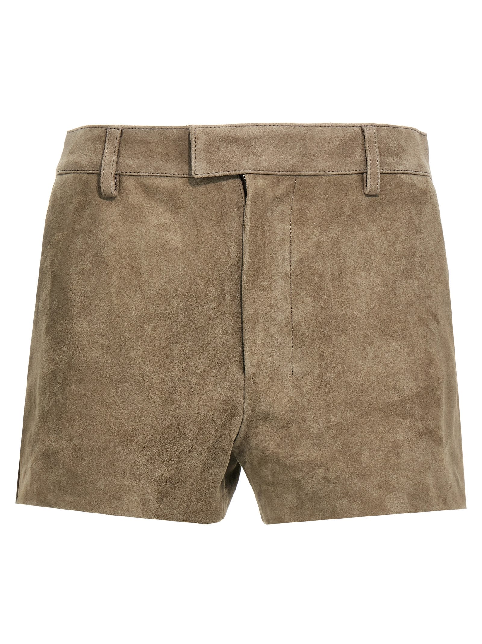 Suede Shorts