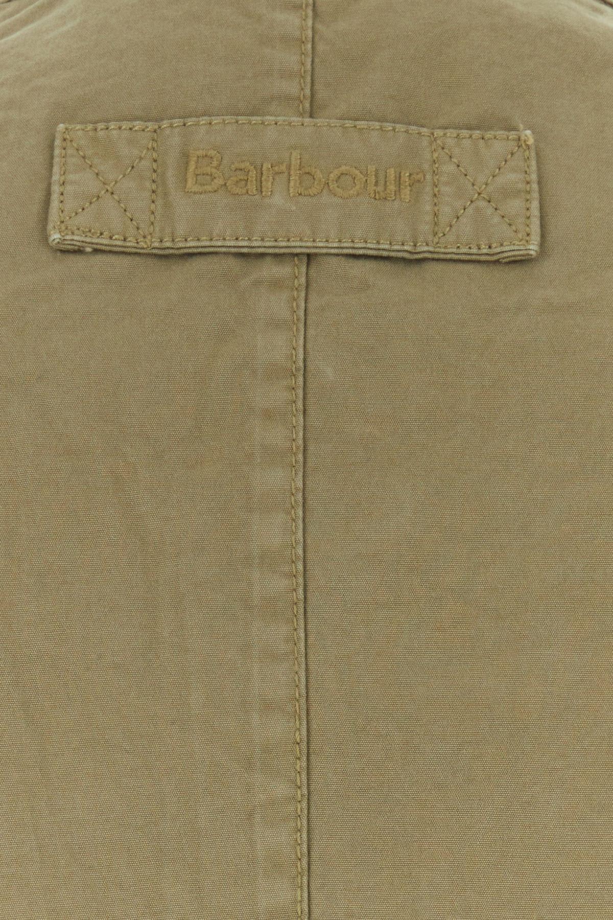 Shop Barbour Cargo Multi Pocket Jacket In Bleached Olive