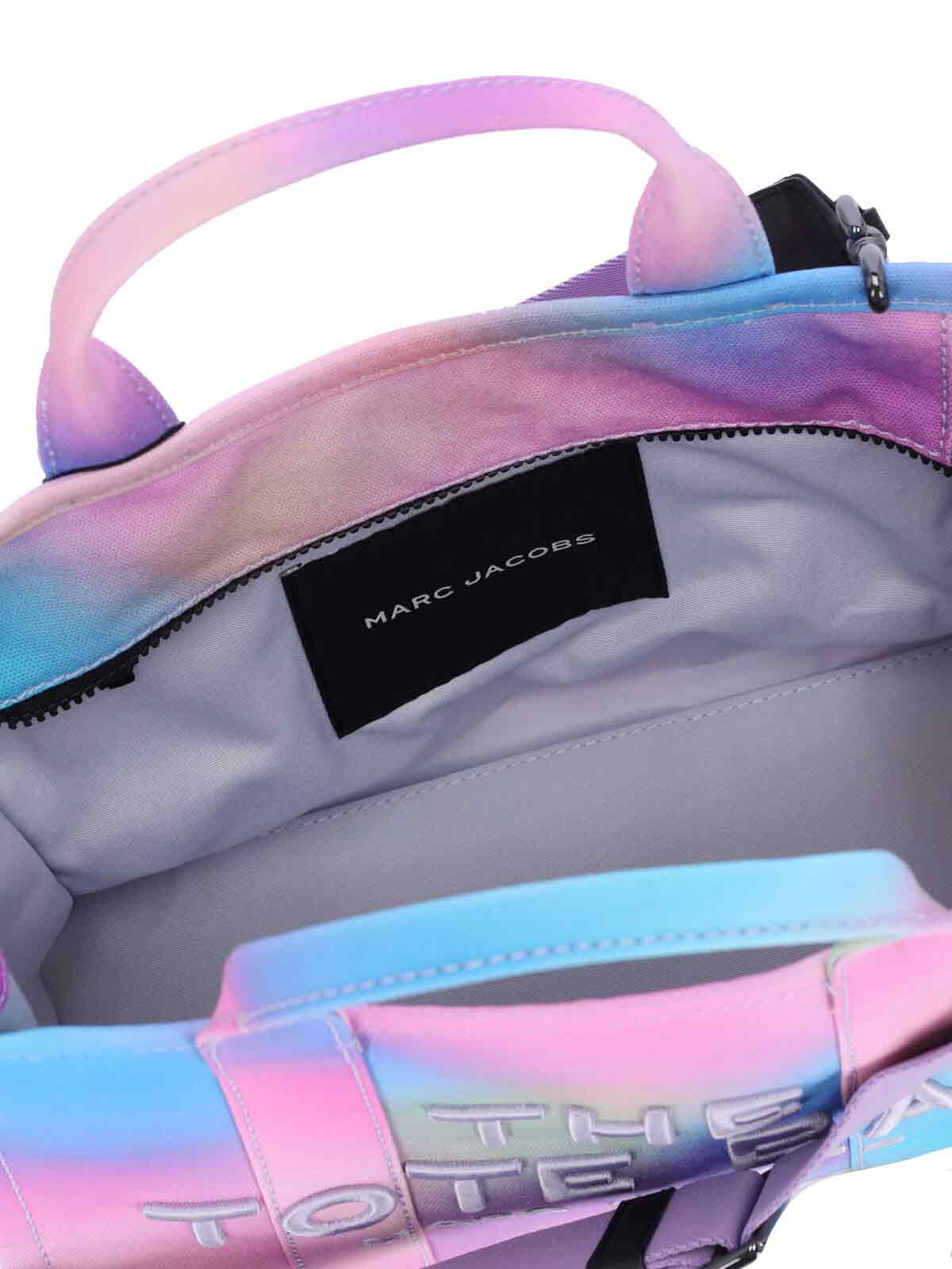 Marc Jacobs Medium Tote Bag The Airbrush Canvas In Multi