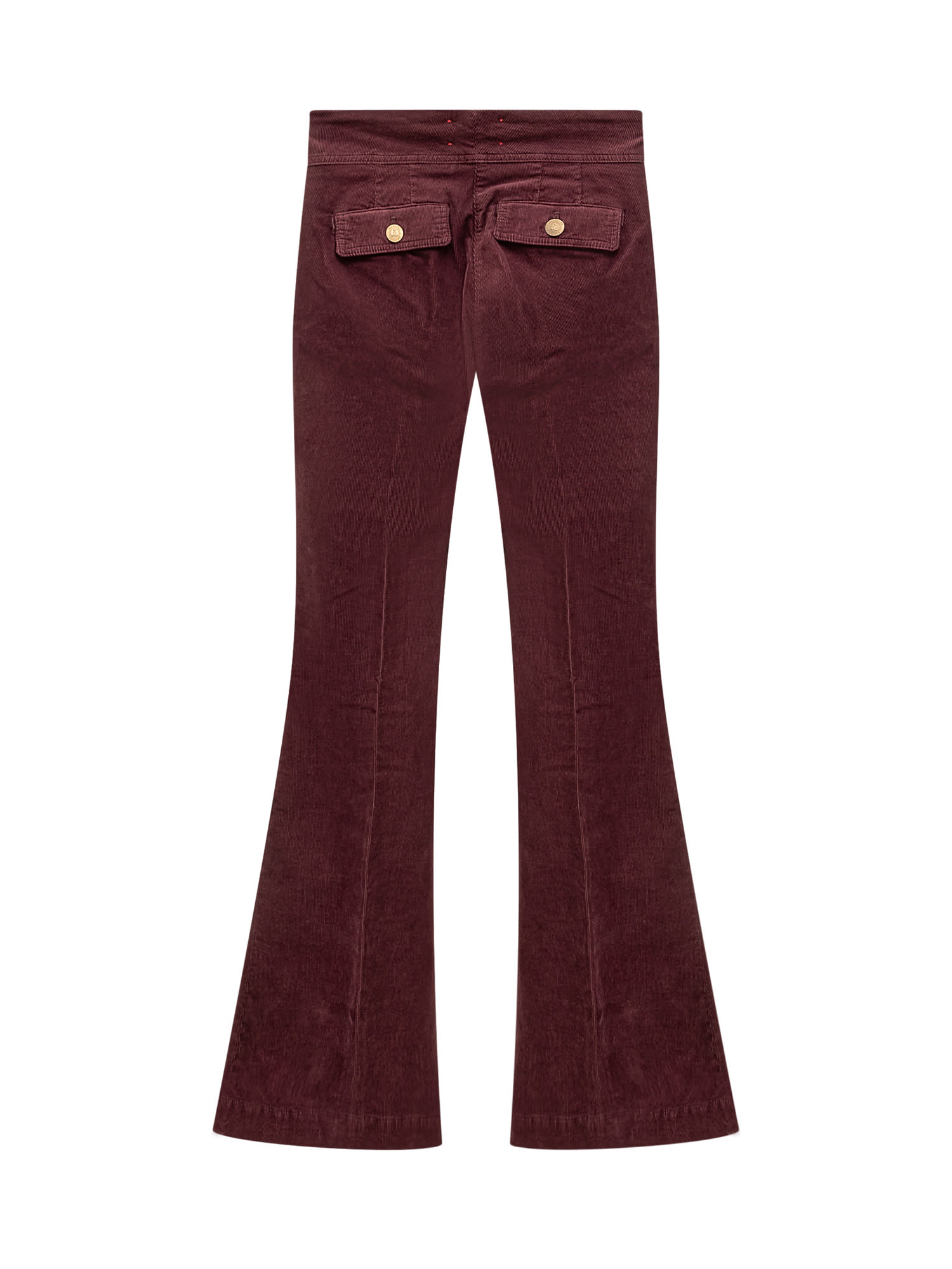 Shop The Seafarer Anais Trousers In Bordeaux