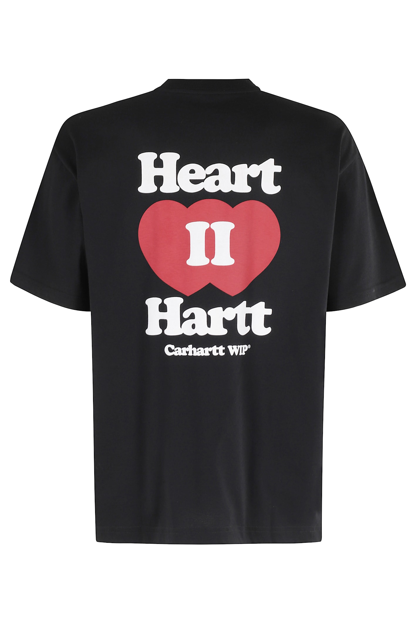 Carhartt Heart Motif Crew Neck Graphic Print T-shirt In Black