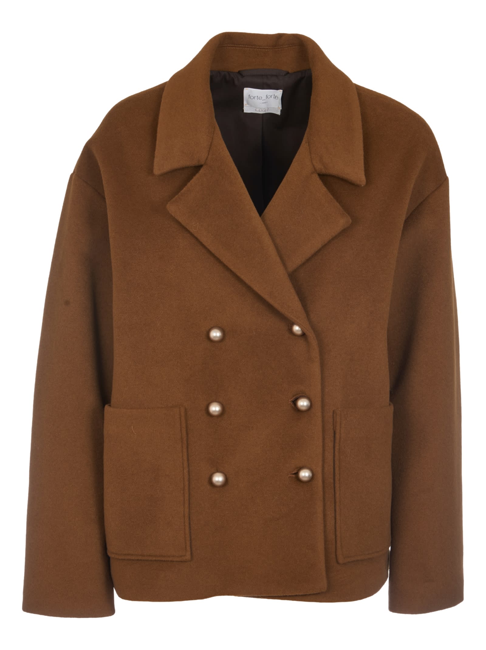 Forte_Forte Double-breasted Classic Pea Coat