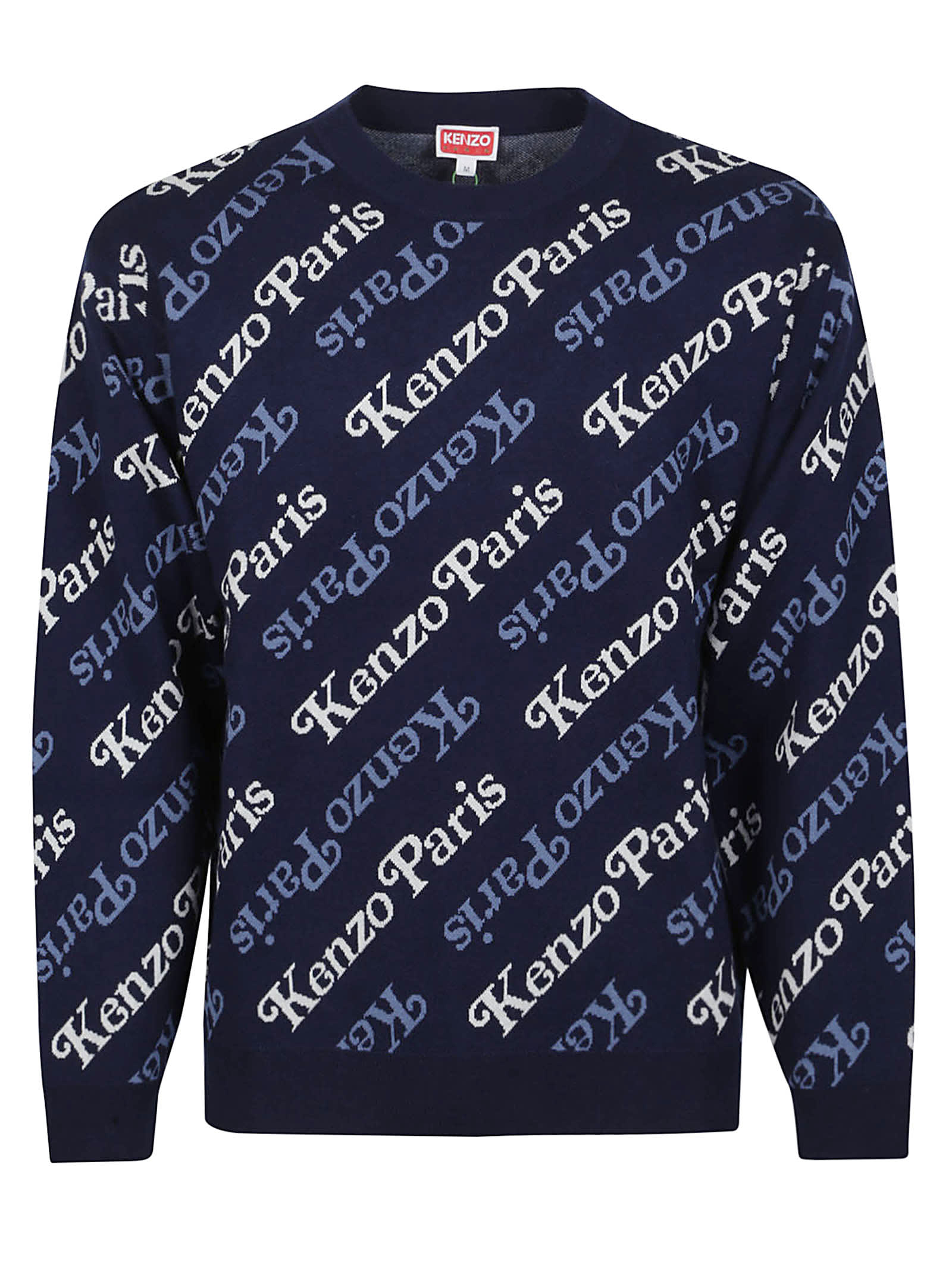 Shop Kenzo By Verdy Sweater In Bleu Nuit