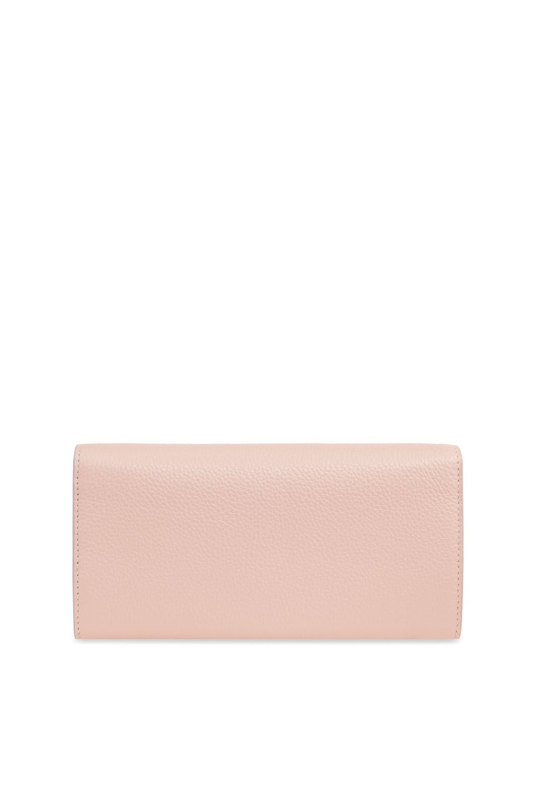 Ferragamo Gancini Chain-linked Wallet In Pink