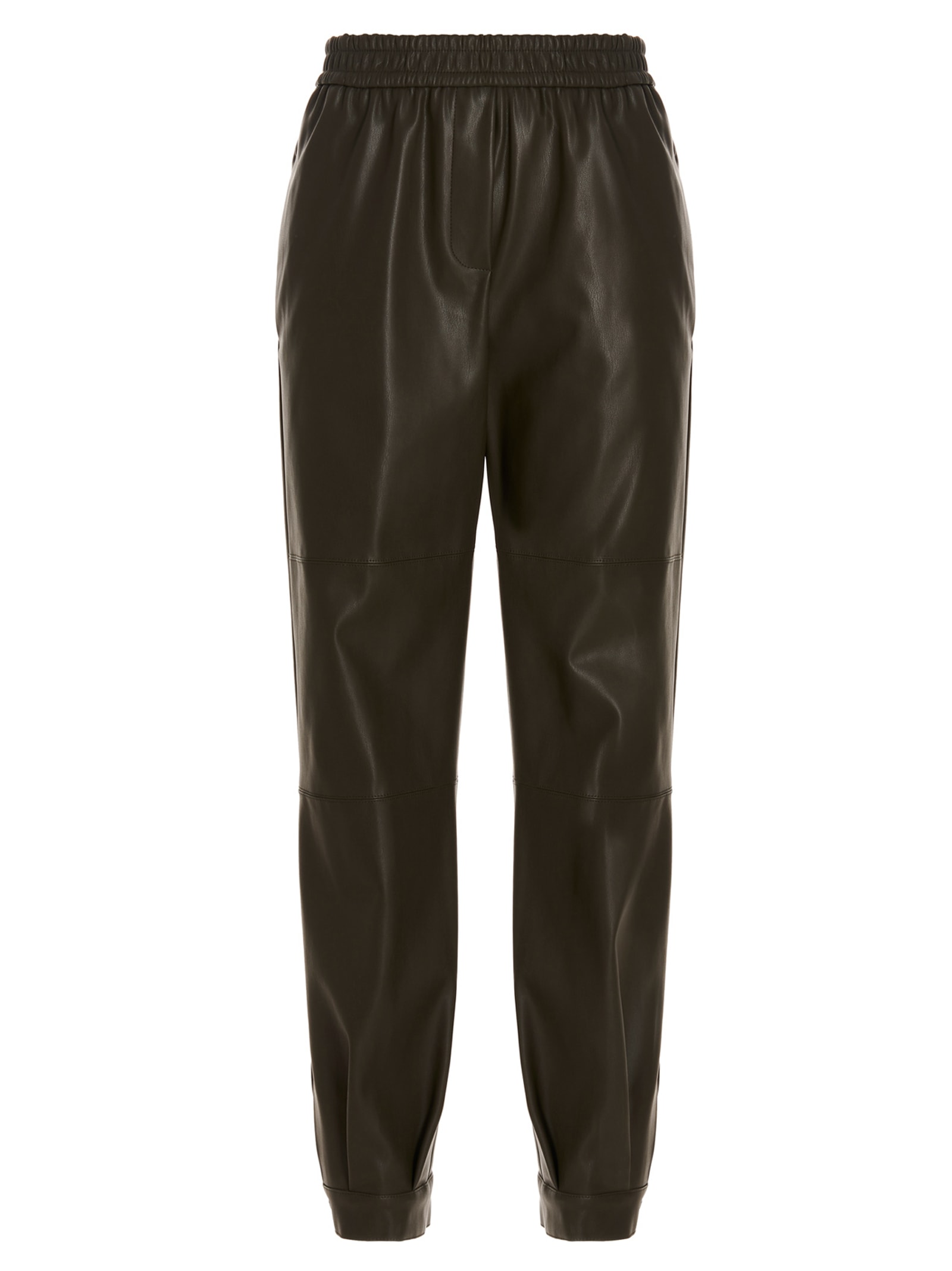 (nude) Eco-leather Pants