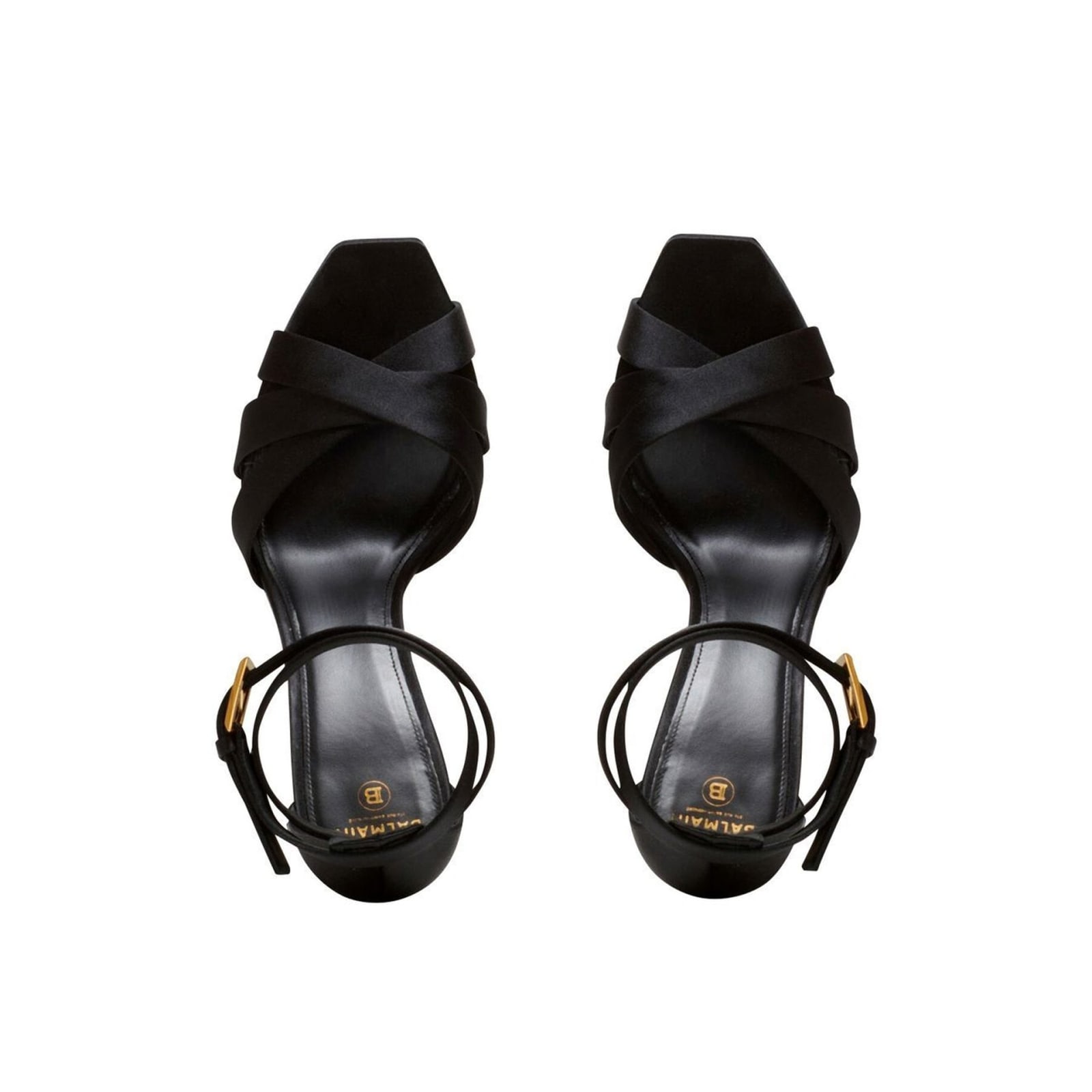 Shop Balmain Ava Sandals In Black
