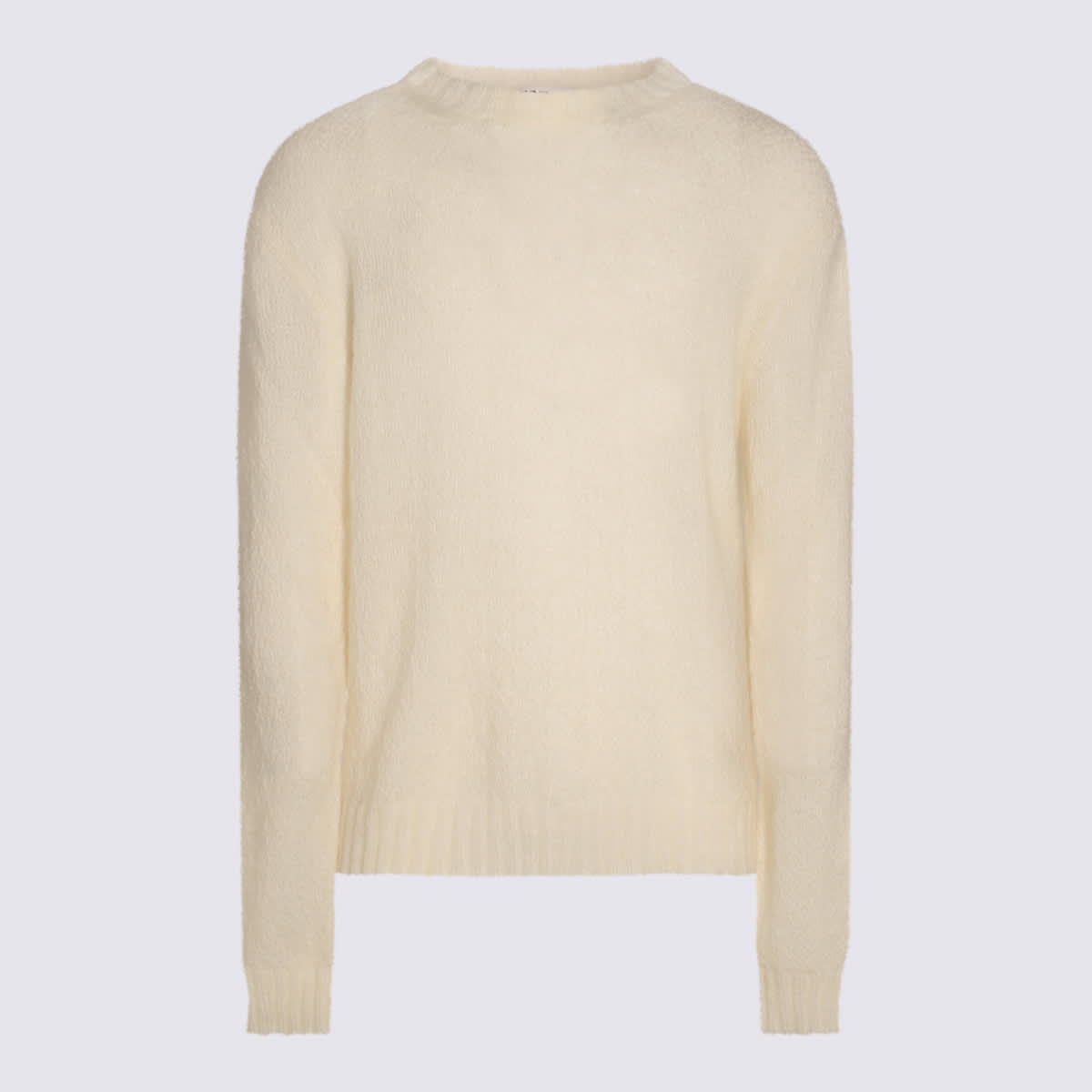 Shop Jil Sander Milk Mohair Blend Sweater In Latte