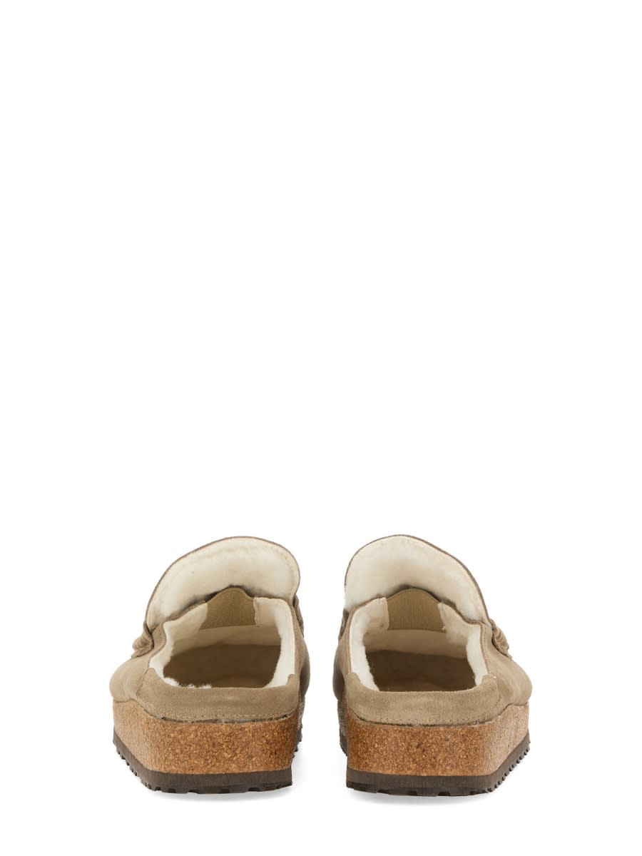 Shop Birkenstock Sandal Naples In Grey