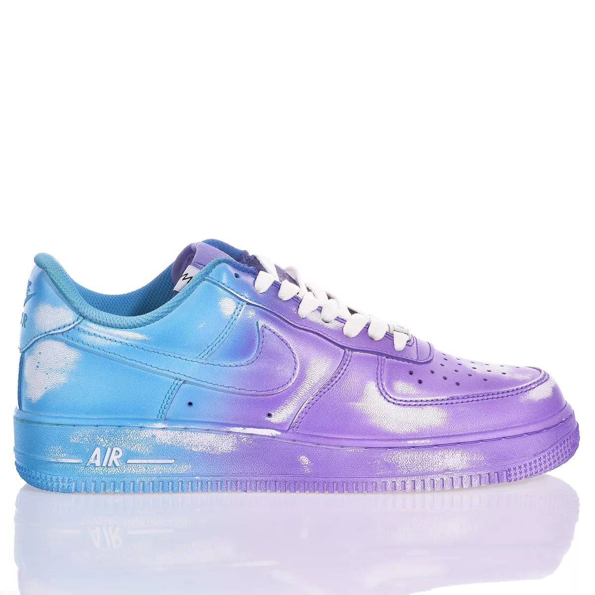 MIMANERA NIKE AIR FORCE 1 PURPLE BLUE 