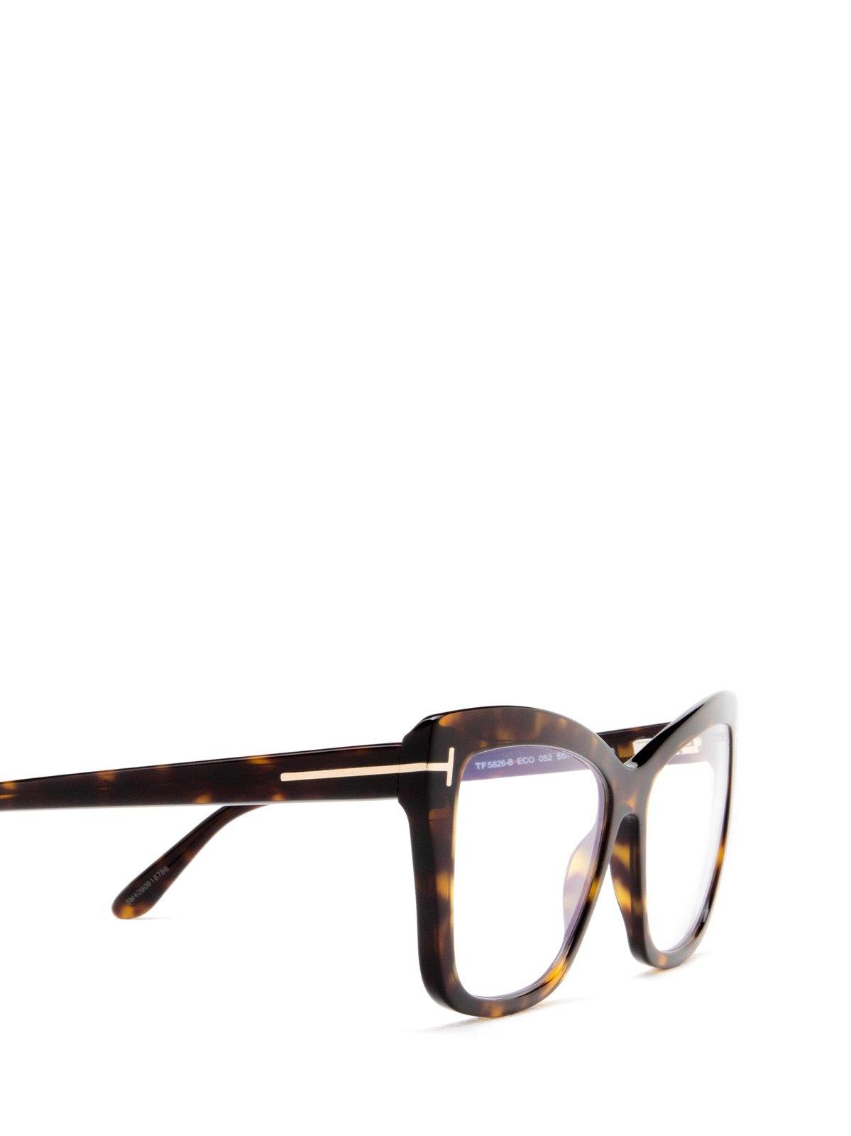 Shop Tom Ford Cat-eye Glasses In 052