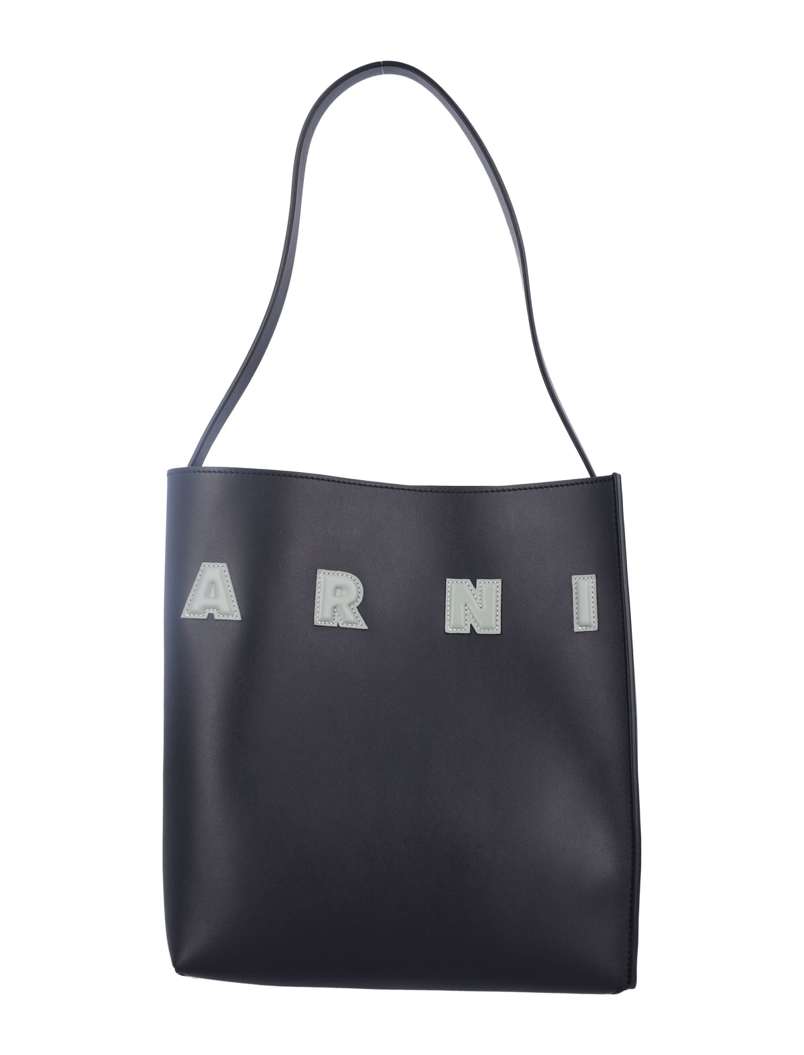 Shop Marni Museum Hobo Small Bag In Black