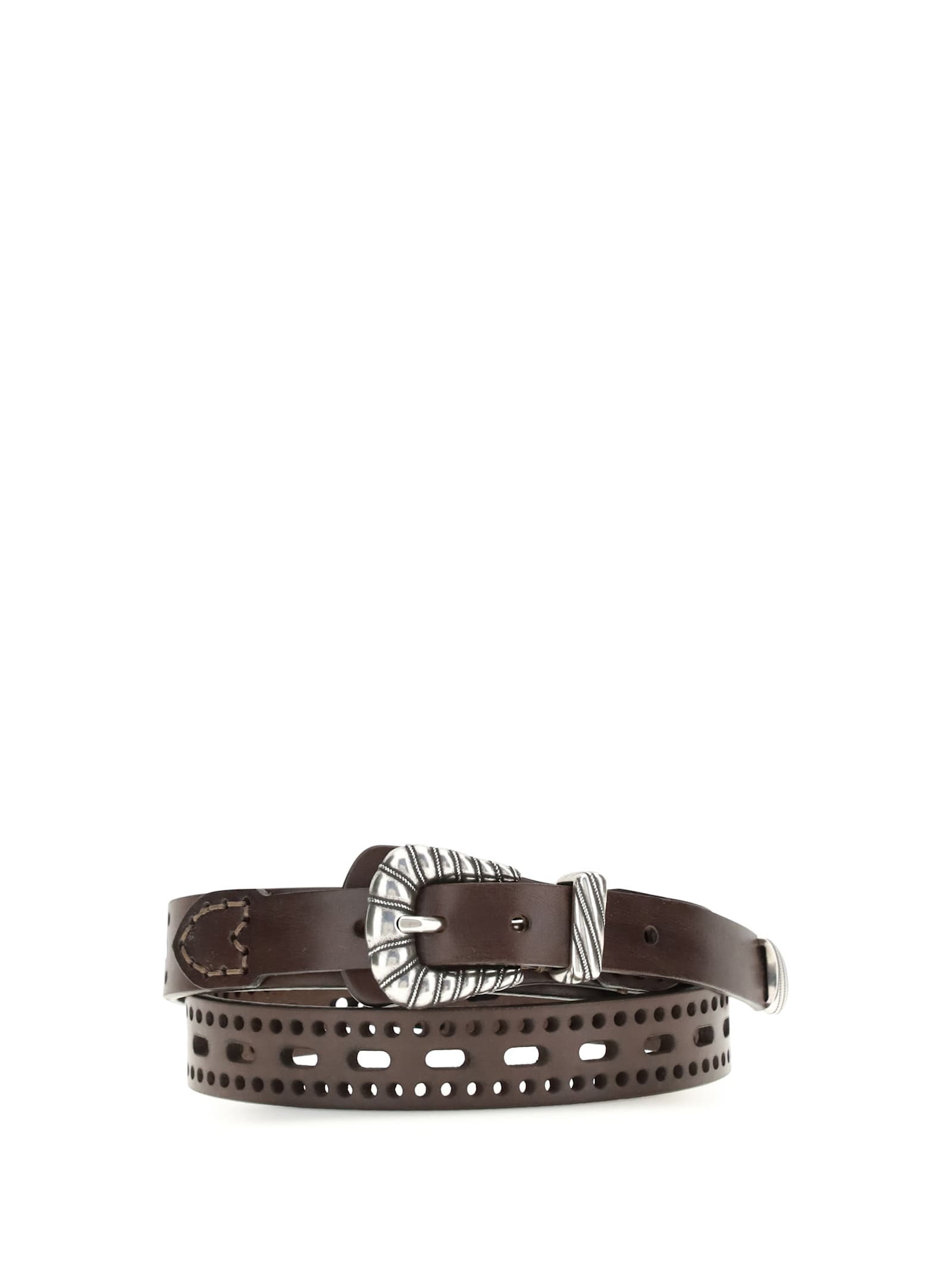 Etro Women Leather Bel In Brown