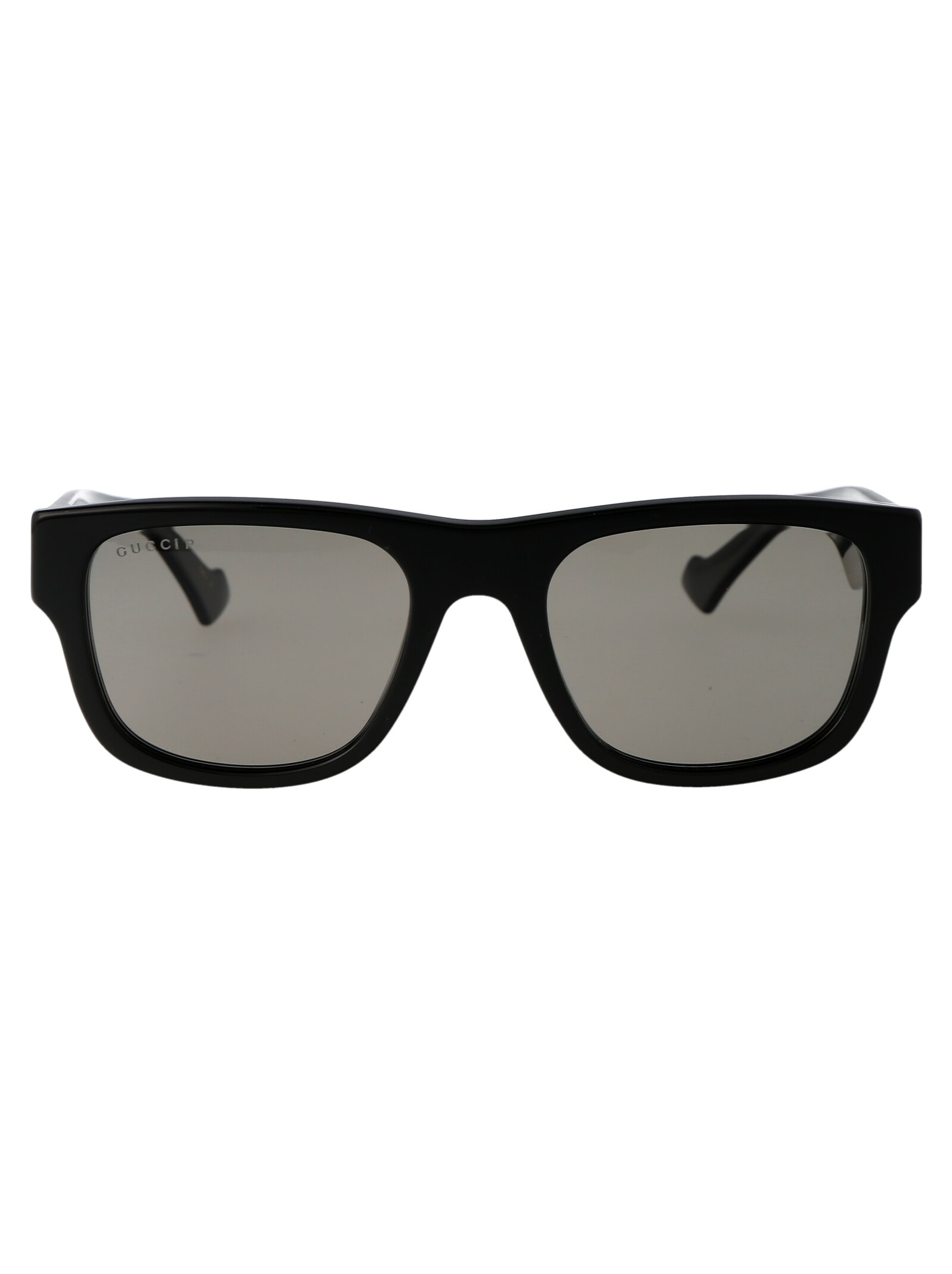 Shop Gucci Gg1427s Sunglasses In 002 Black Black Grey