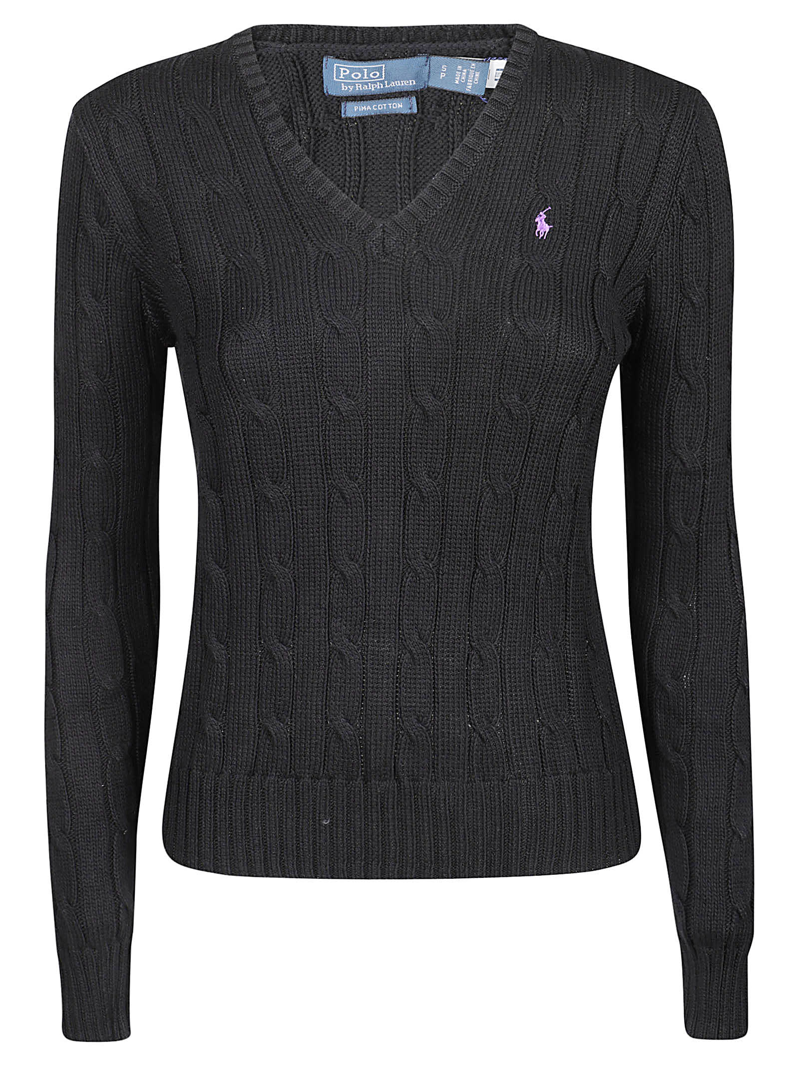 Shop Polo Ralph Lauren Kimberly Sweater In Black
