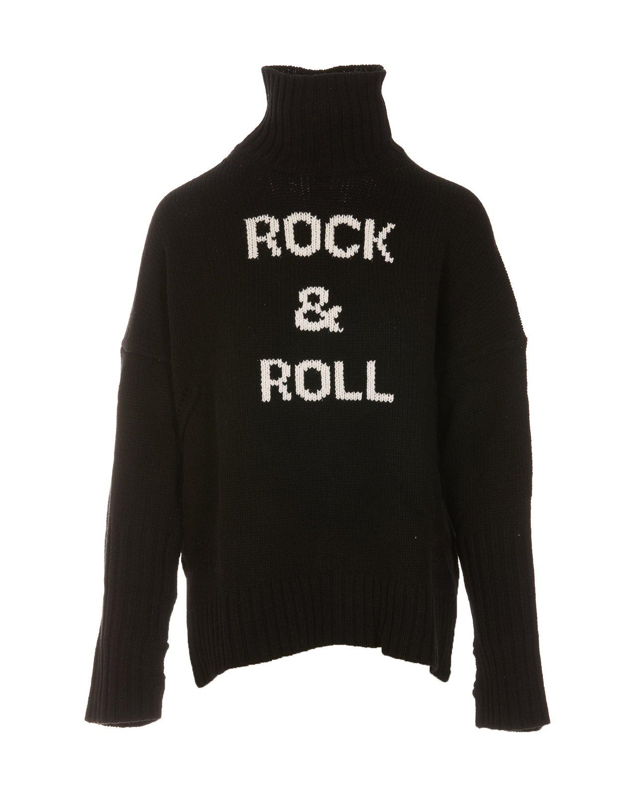 Shop Zadig &amp; Voltaire Alma Rock Knitted Jumper In Black