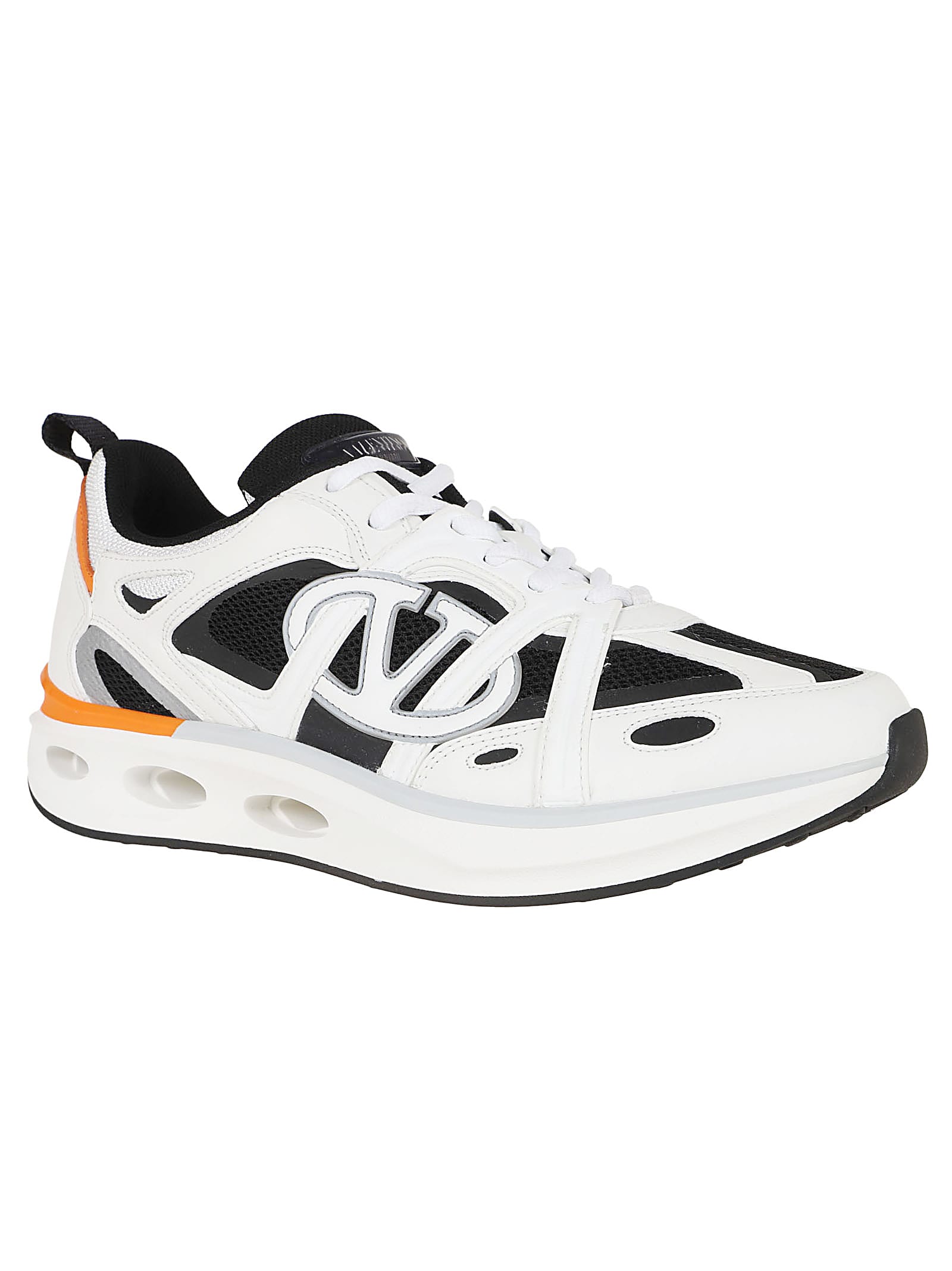 Shop Valentino Sneaker Vlogo Easyjog In Bianco Sp Orange Bia Ne Bia P Gr Bia L G