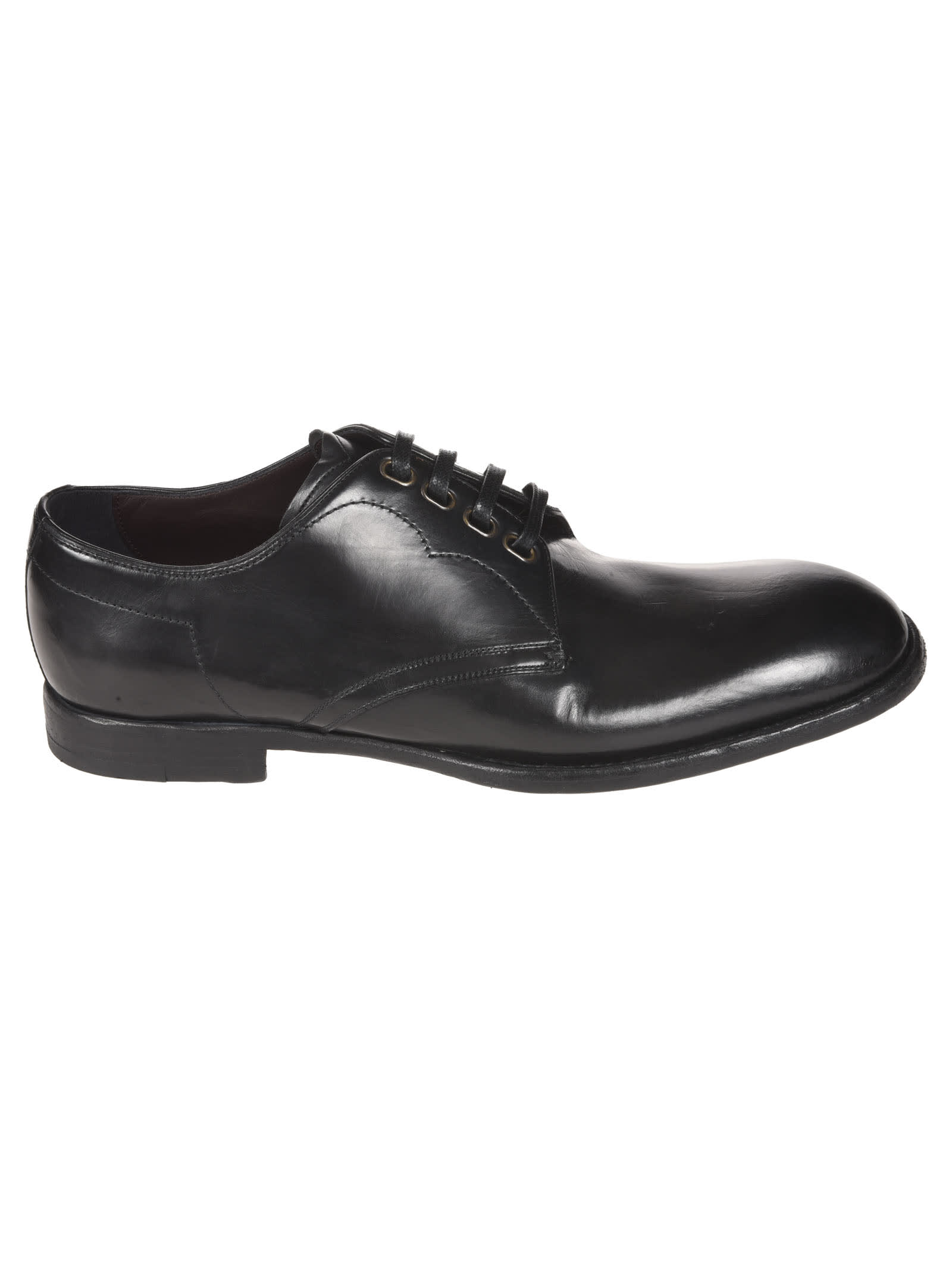 DOLCE & GABBANA ROUND TOE OXFORD SHOES,A10666 A182880999