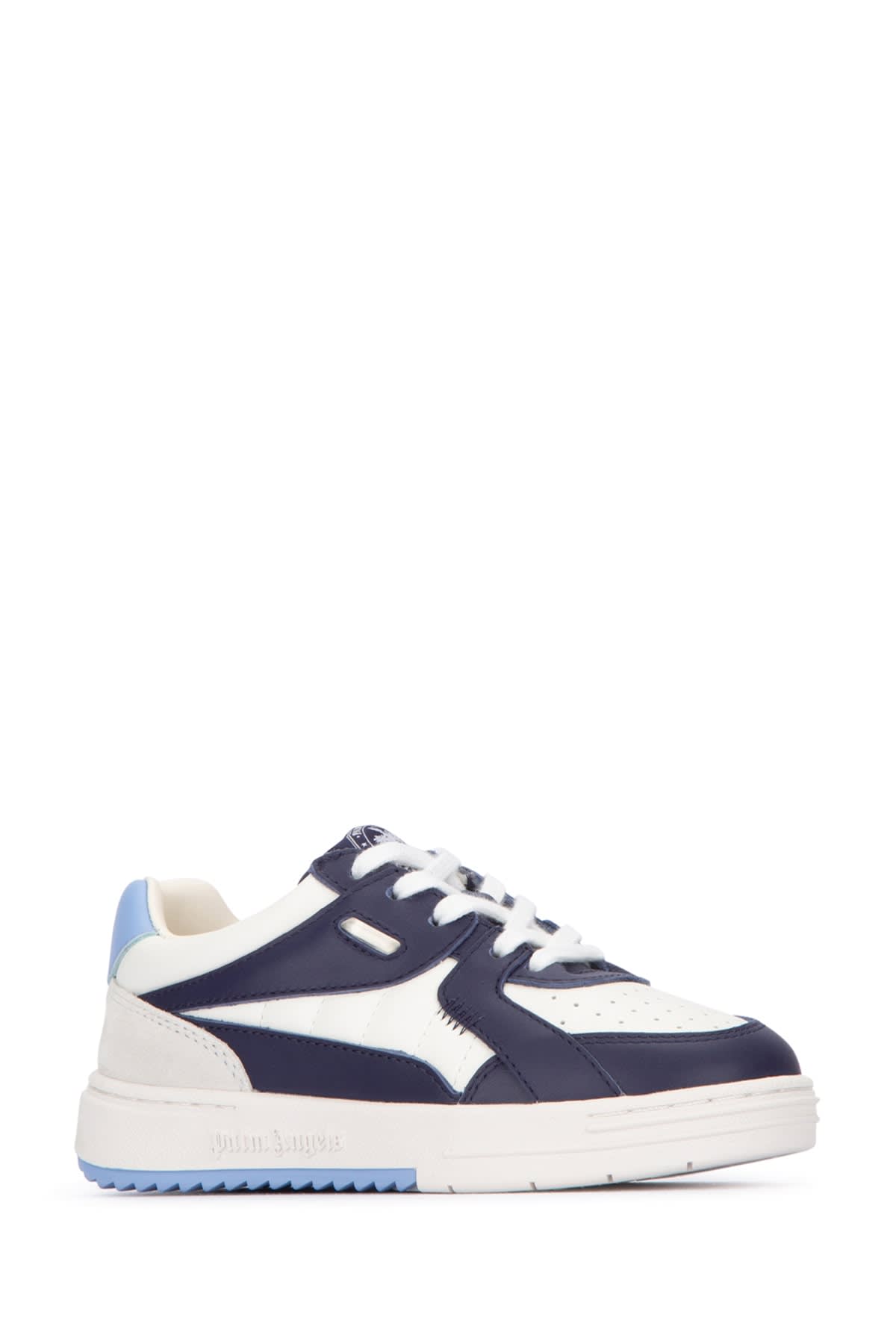 Palm Angels Kids' Sneakers In Whitenavyblue