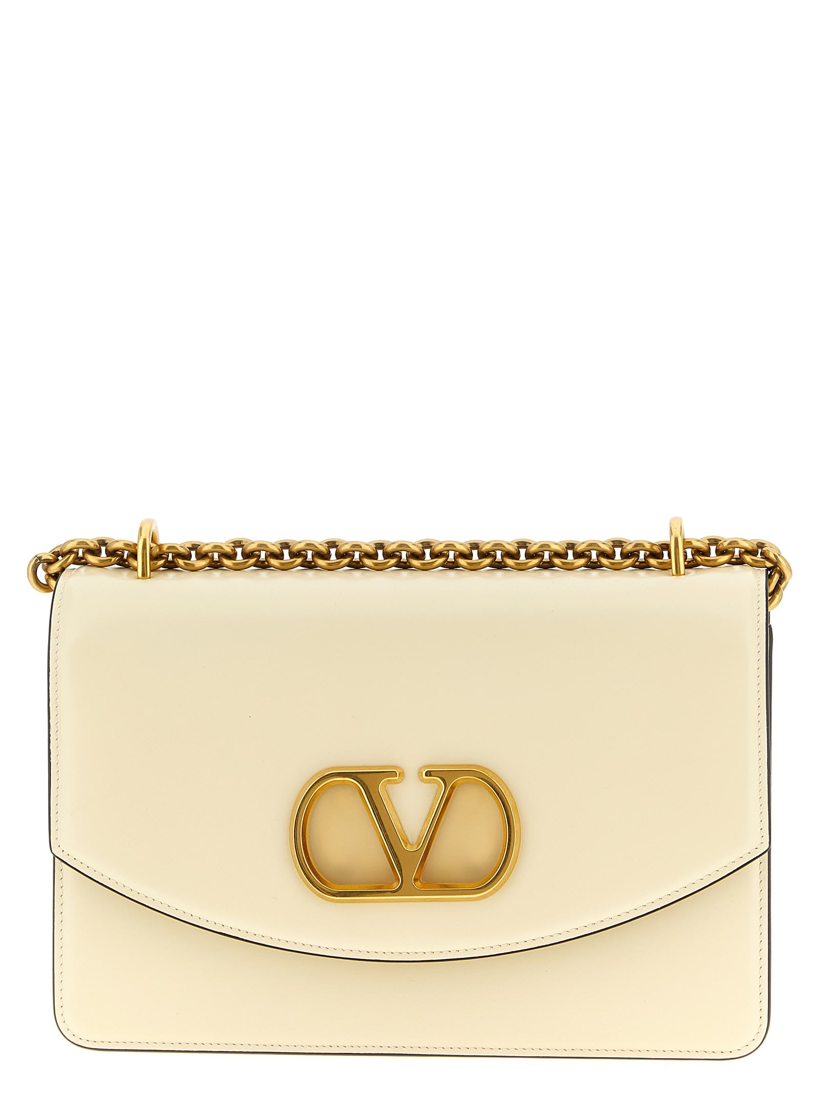 Valentino Garavani Vain Shoulder Bag In White