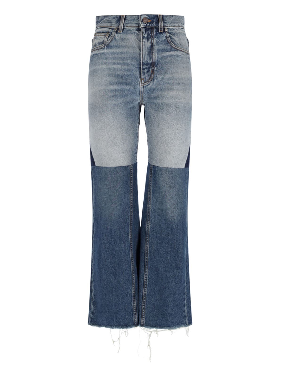 Chloé Flared Patchwork Jeans